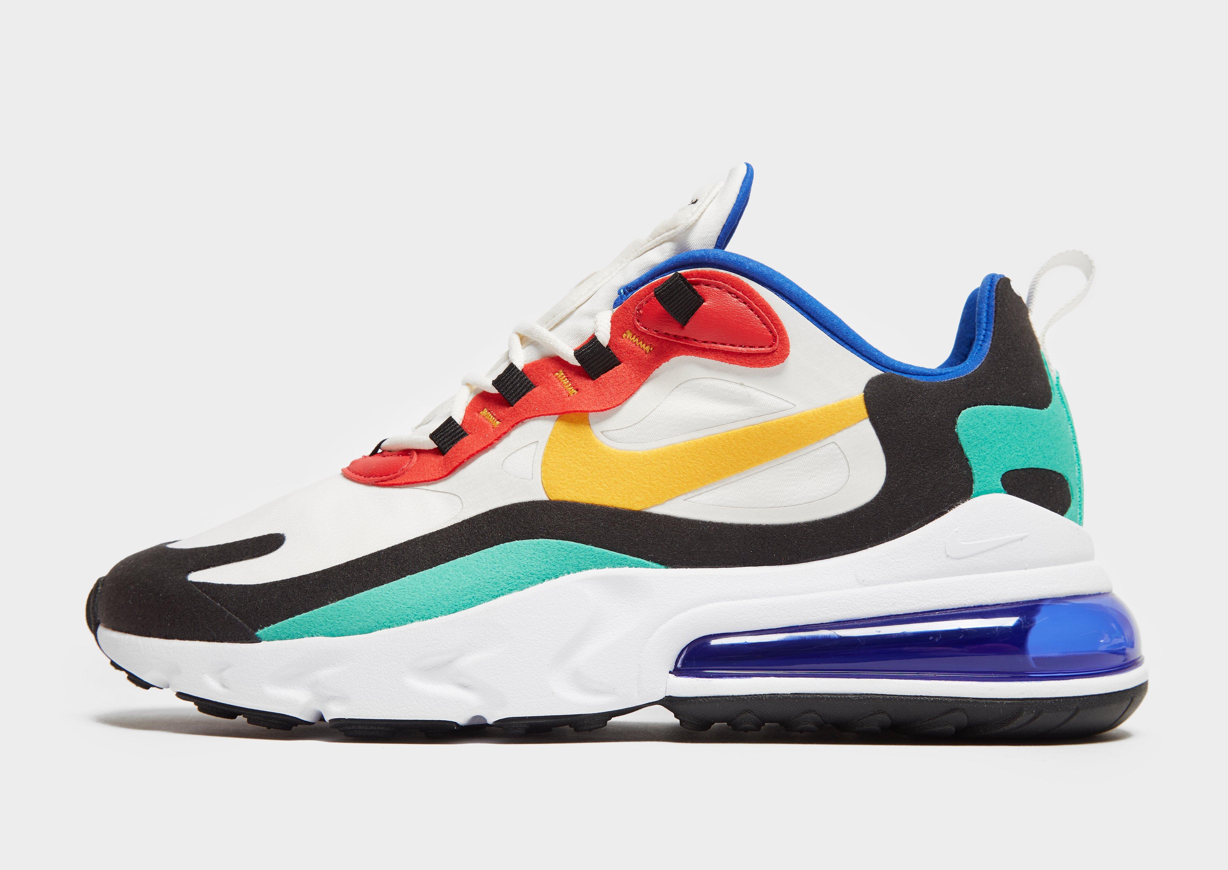 colourful nike trainers