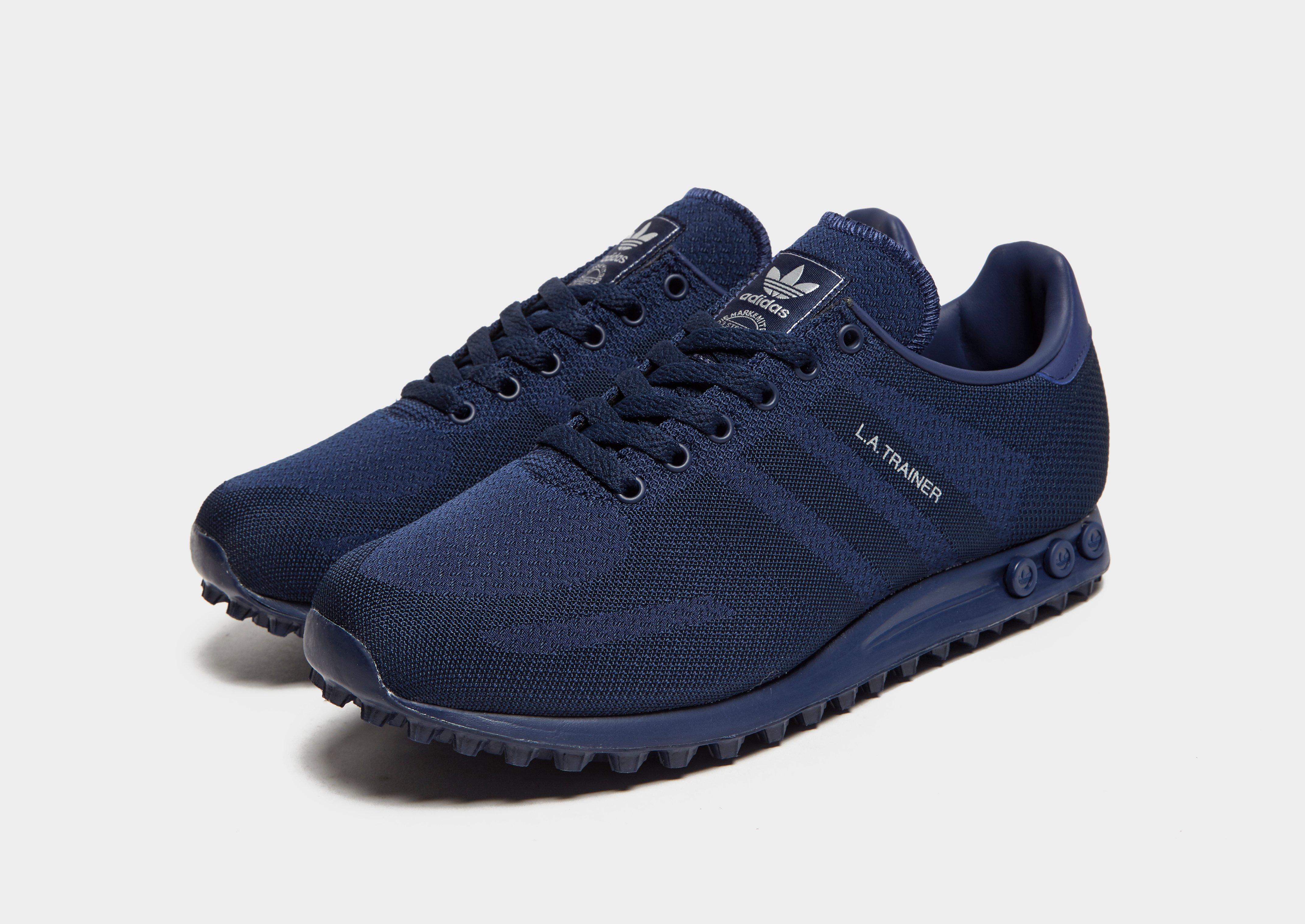 la trainer adidas blue