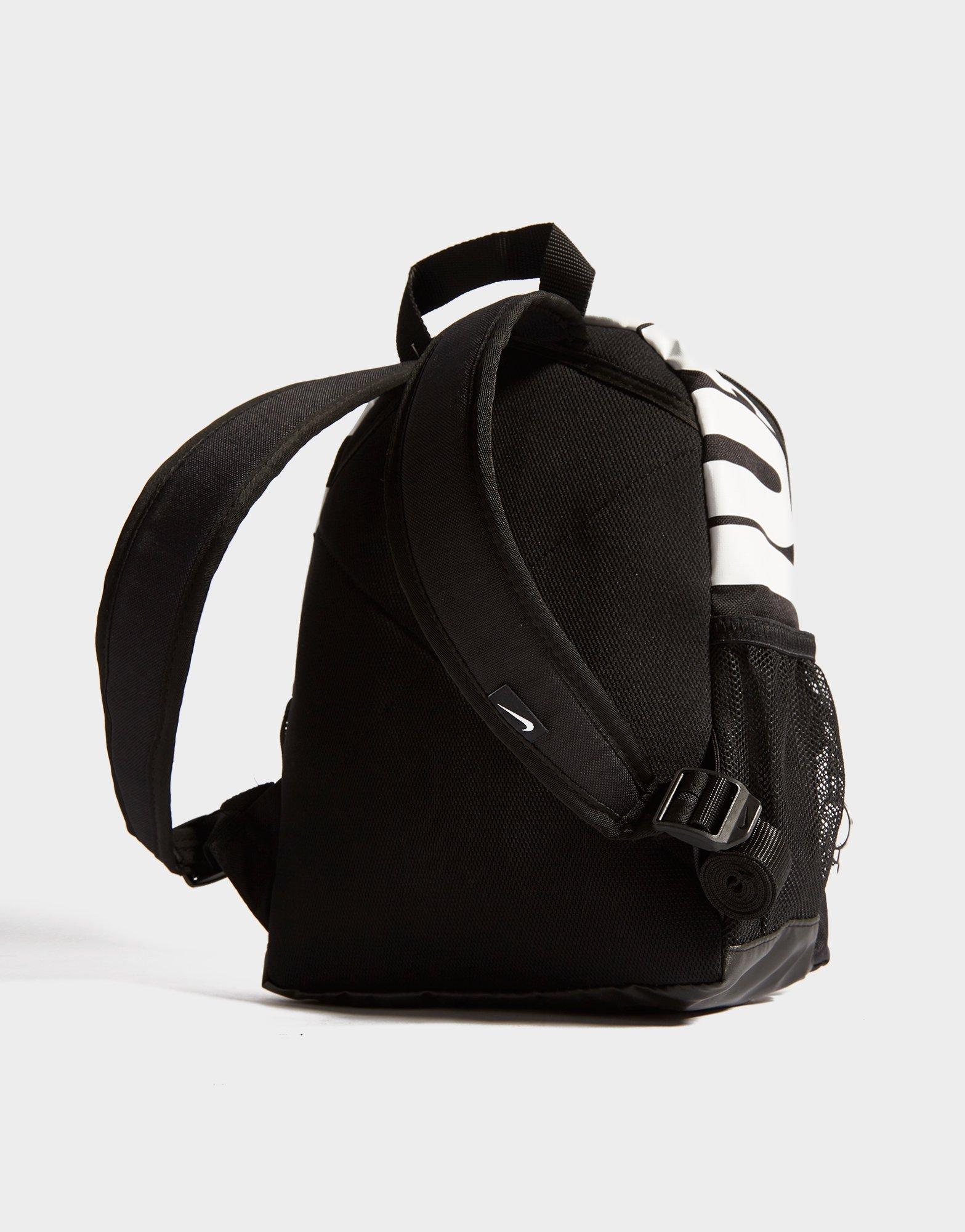 nike black just do it logo mini backpack