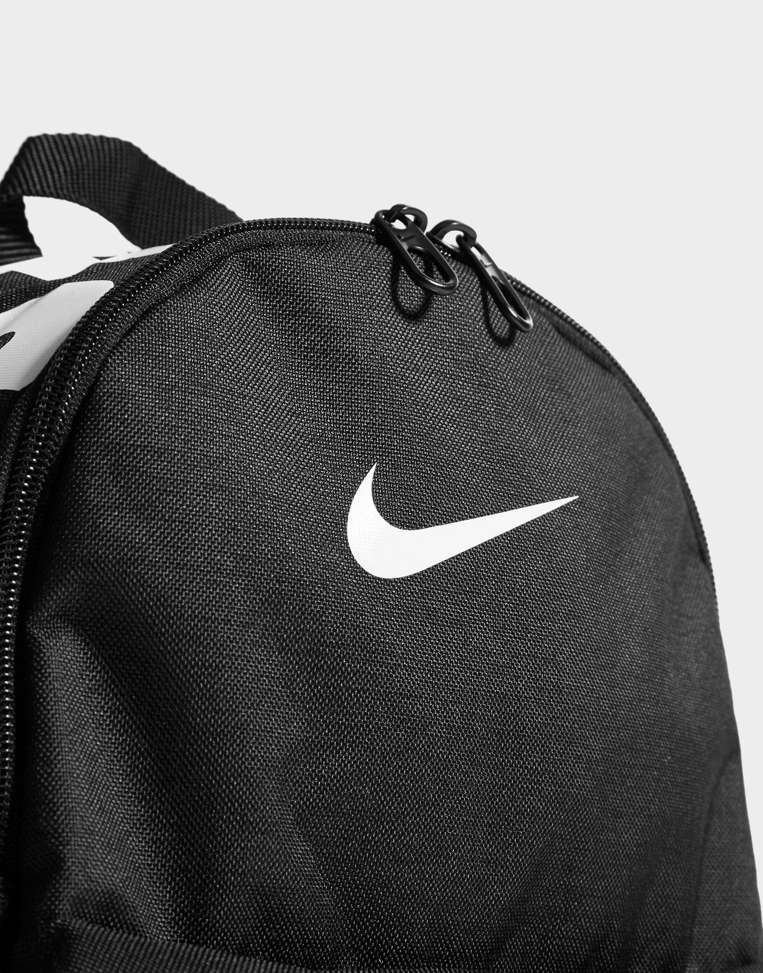 nike blue just do it logo mini backpack