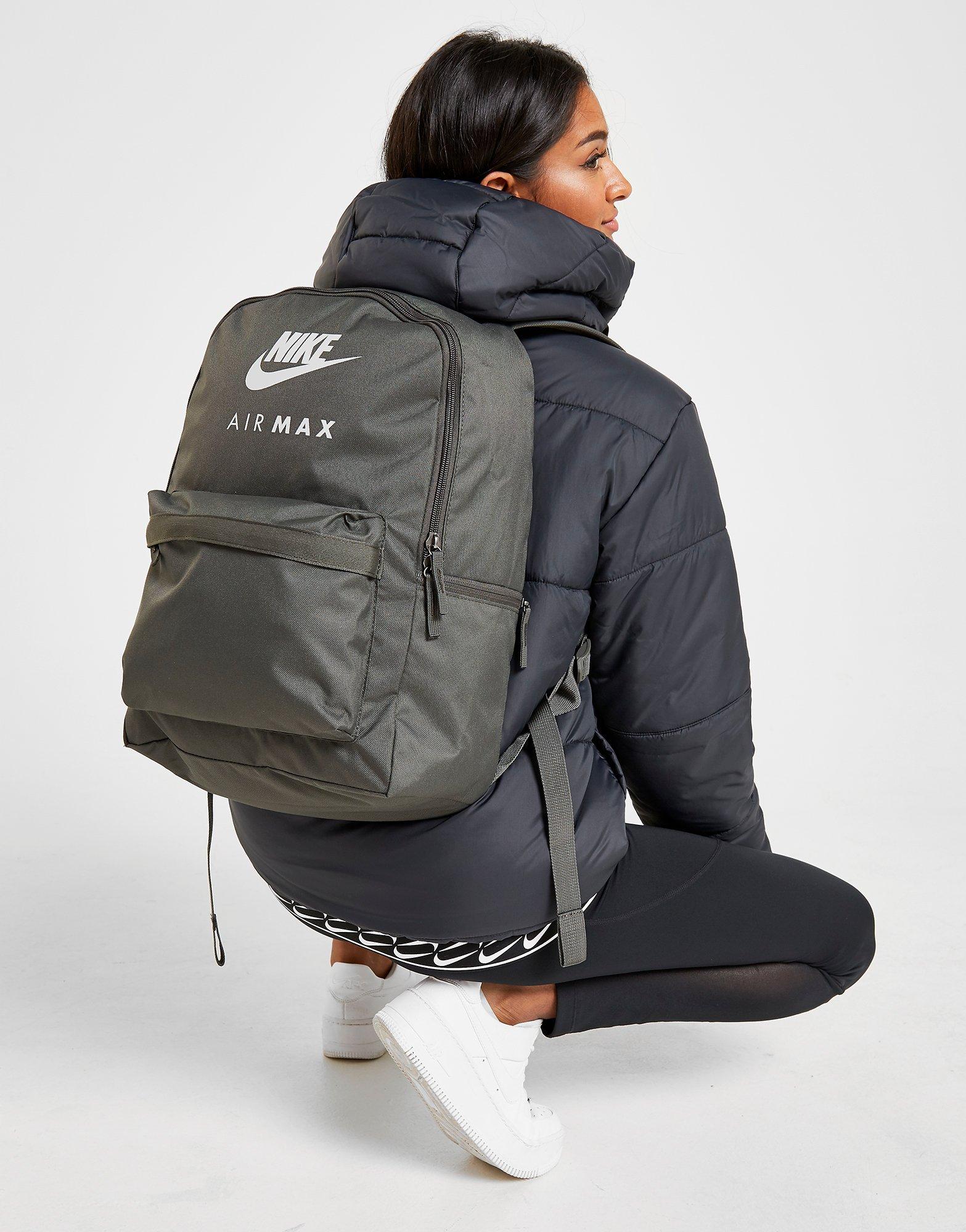 nike air max backpack grey