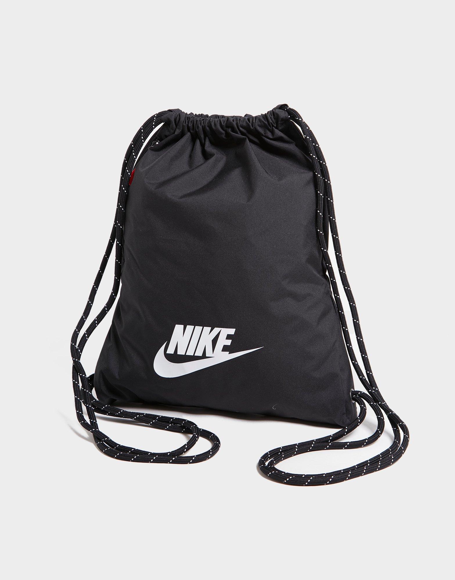 Buy Black Nike Heritage 2.0 Gymsack