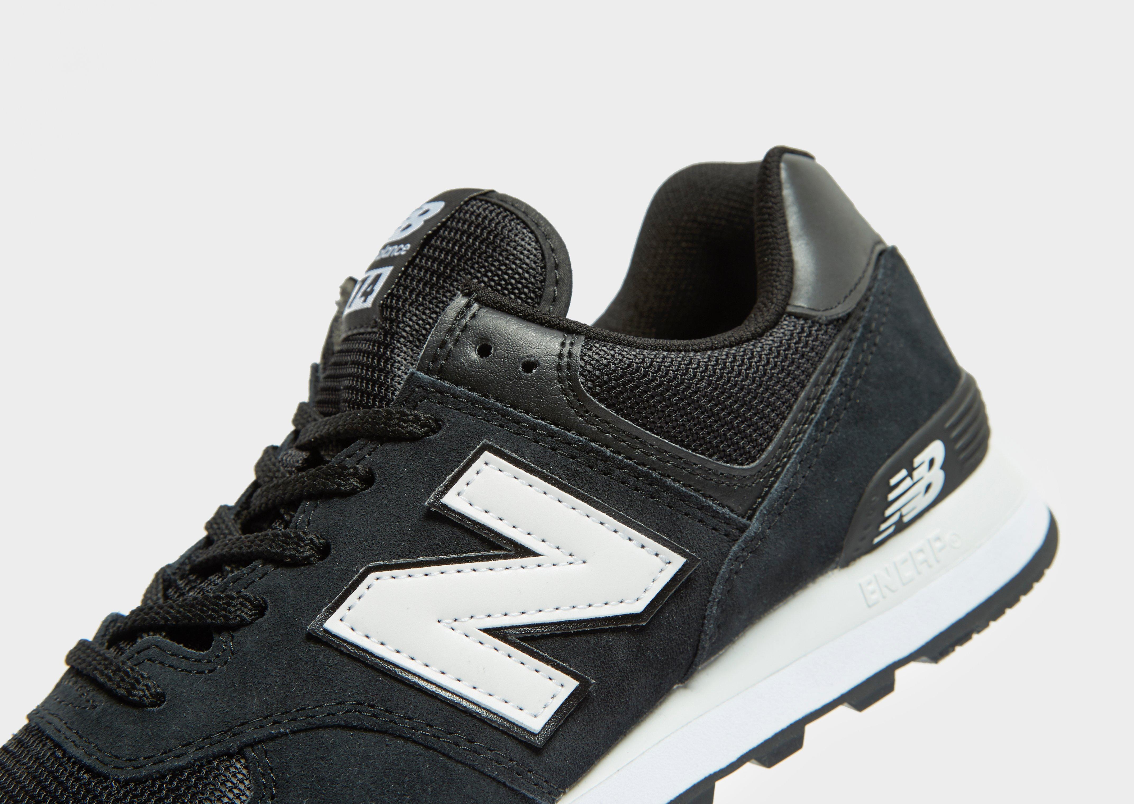 new balance 574 zwart