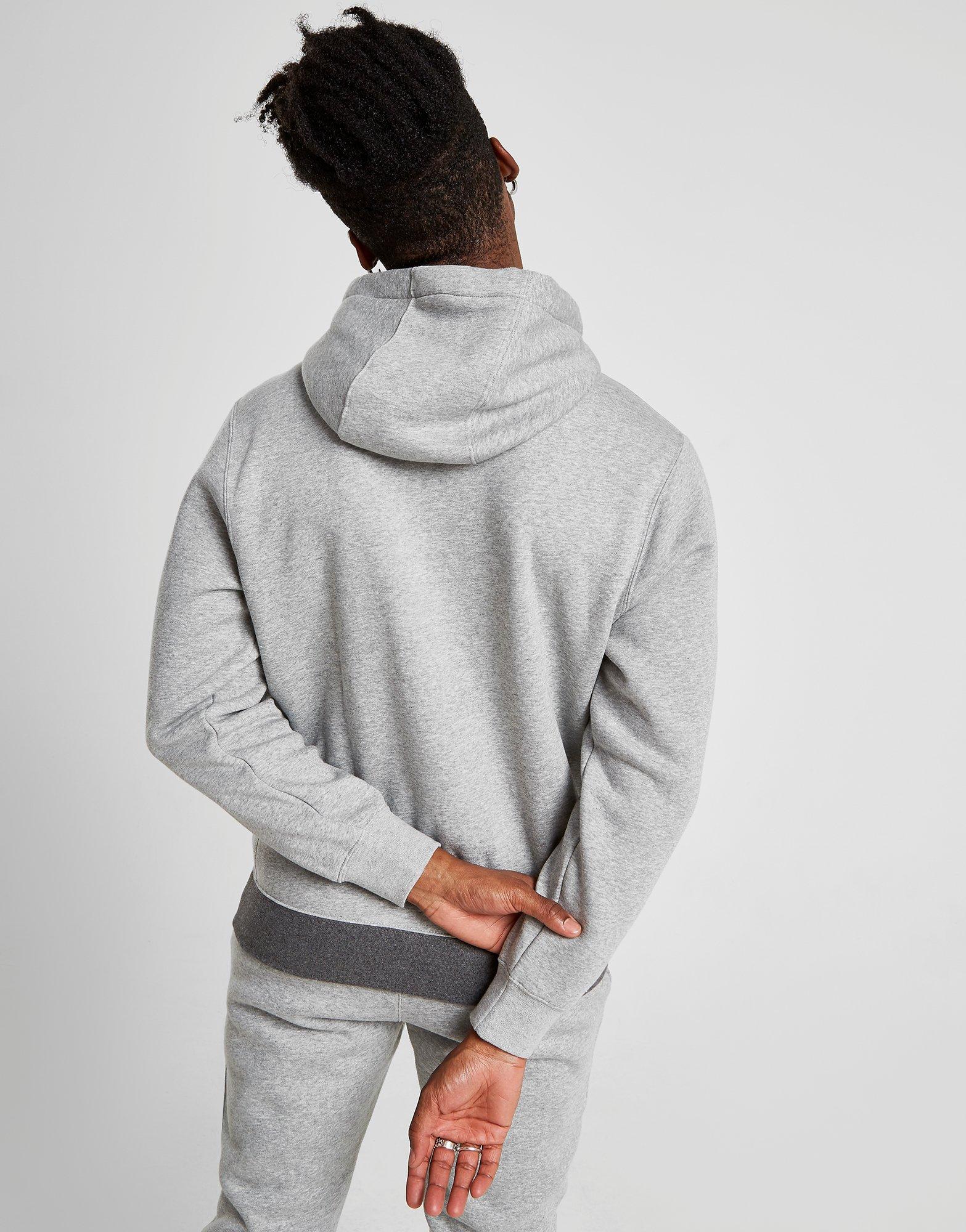 nike foundation full zip hoodie grey