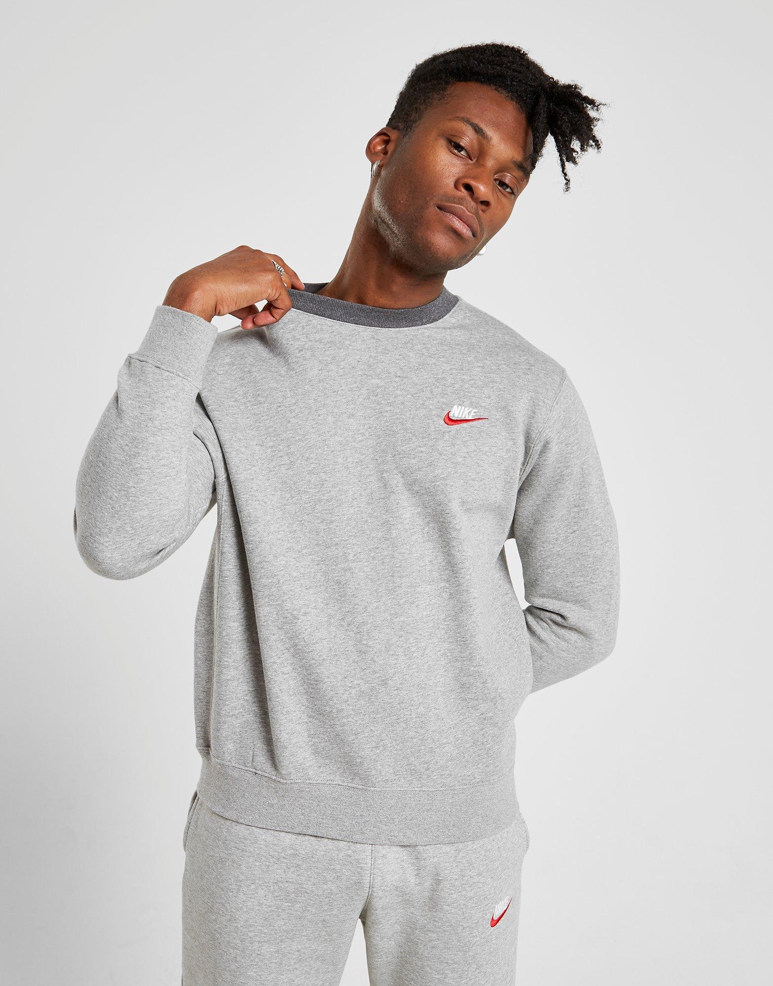 nike foundation sweatshirt grey