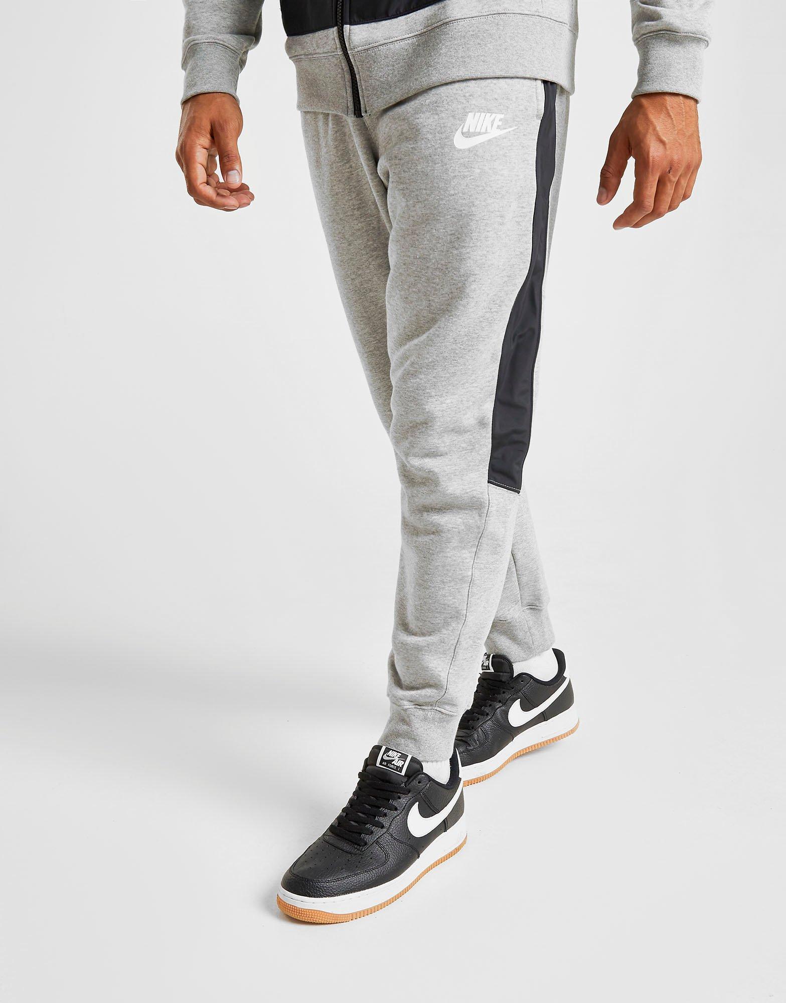 nike hybrid tracksuit grey