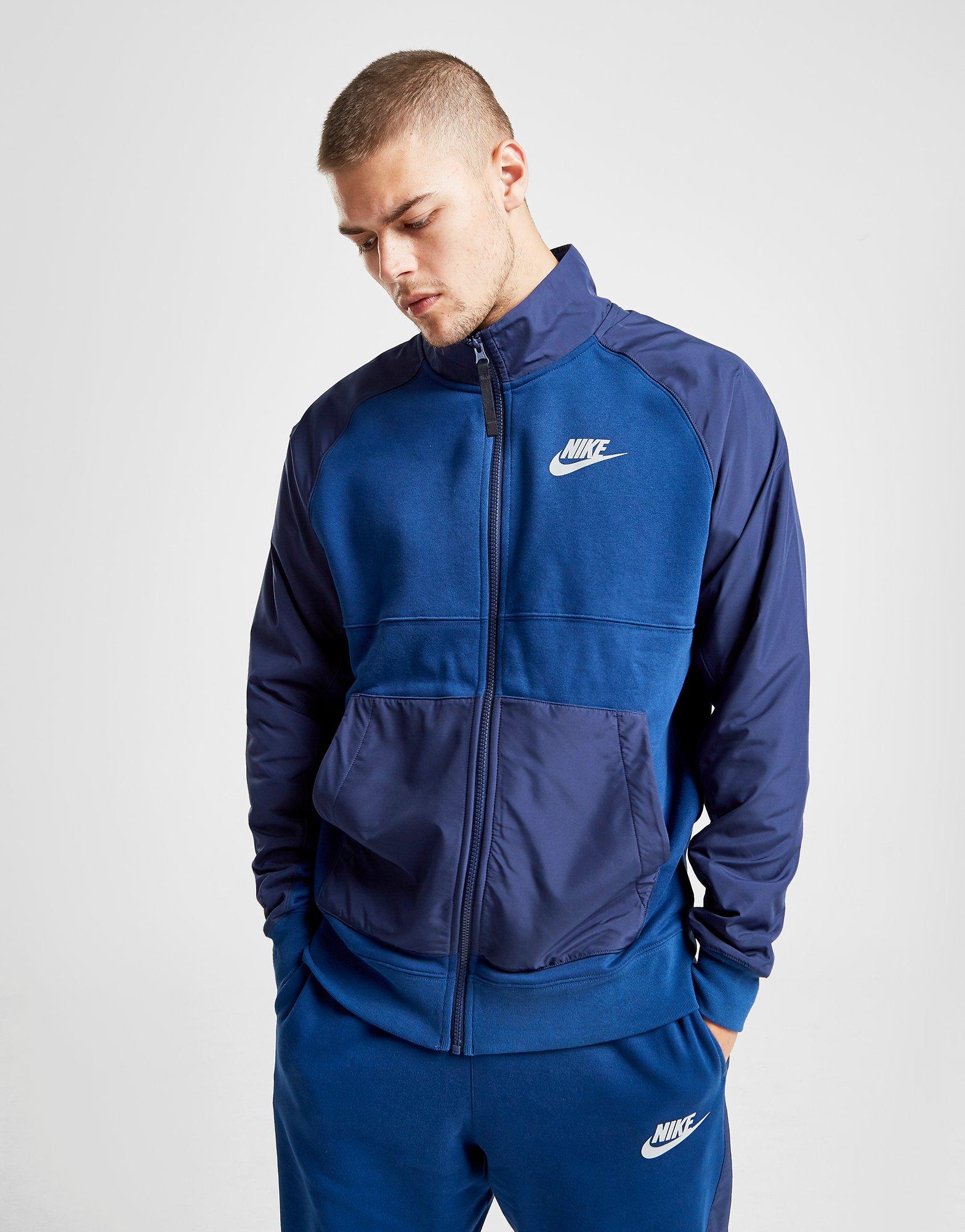 nike hybrid track top