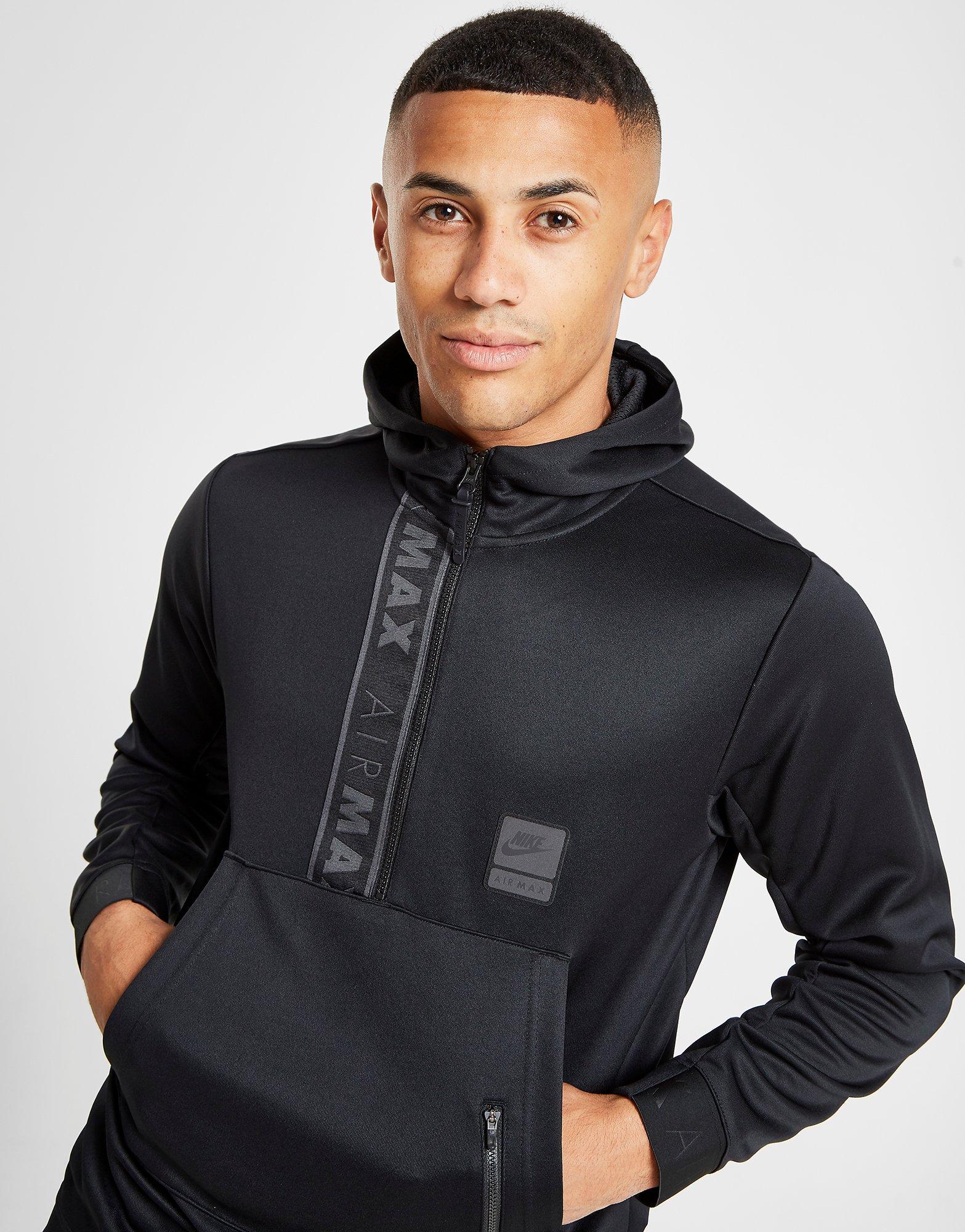 felpa nike zip cappuccio