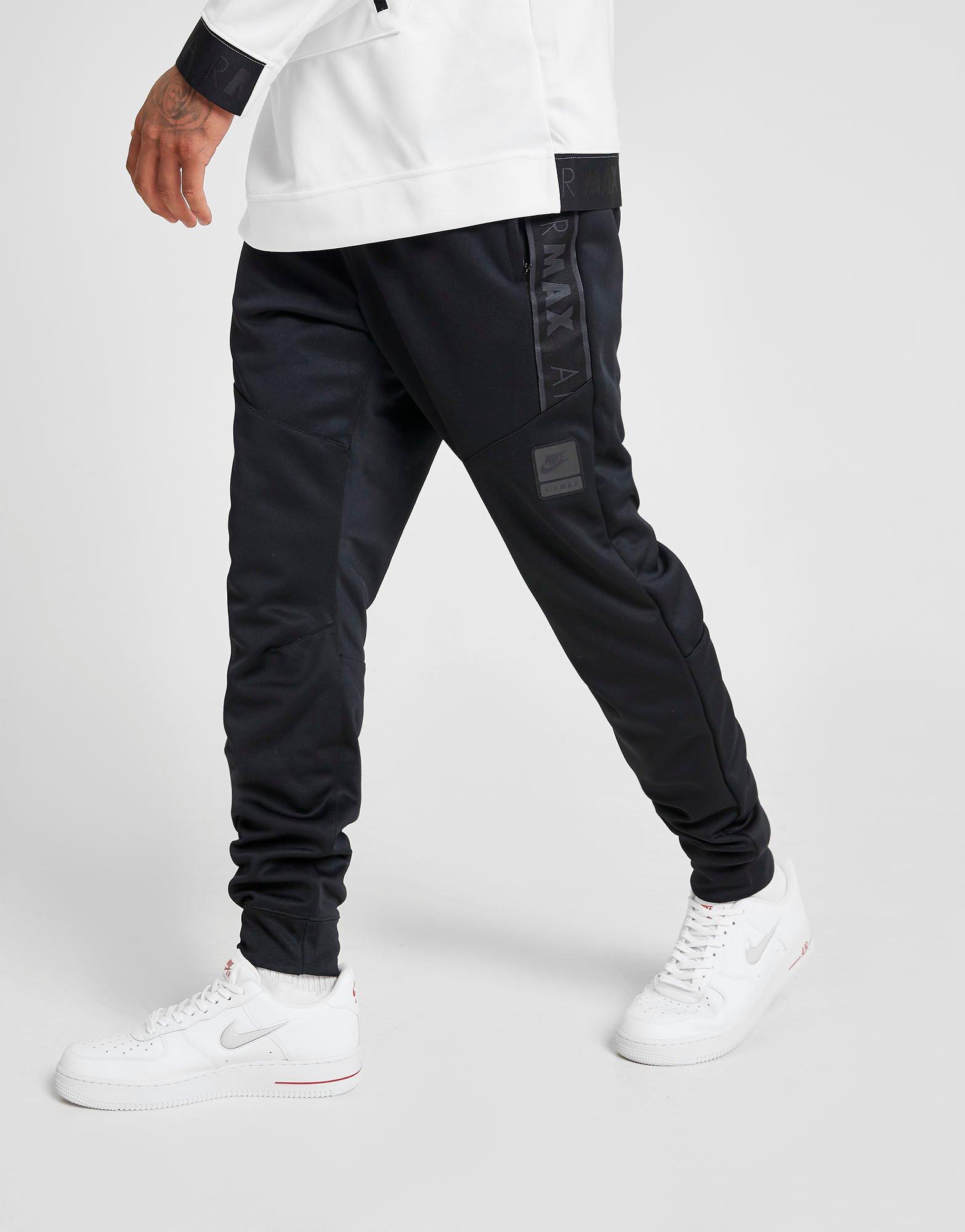 nike air max track pants black