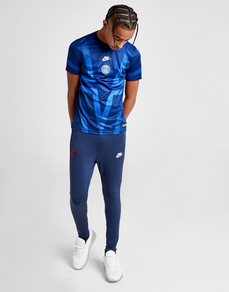 Buy Blue Nike Paris Saint Germain Strike Track Pants Junior | JD Sports ...
