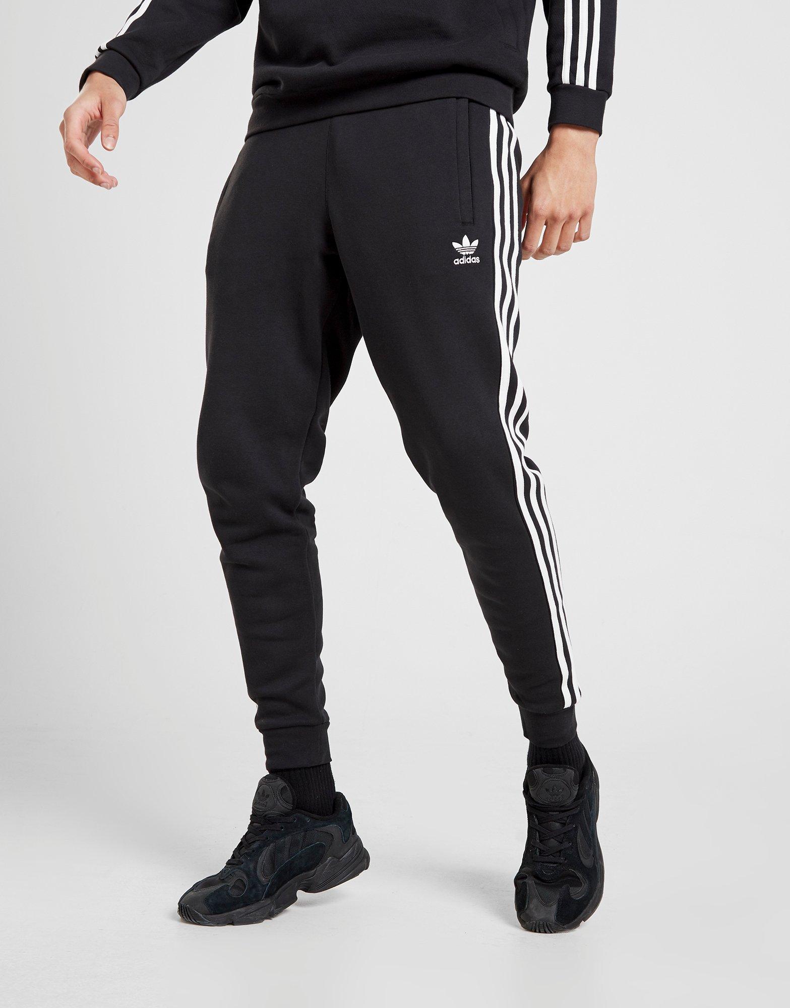 adidas originals 3 stripes fleece pants