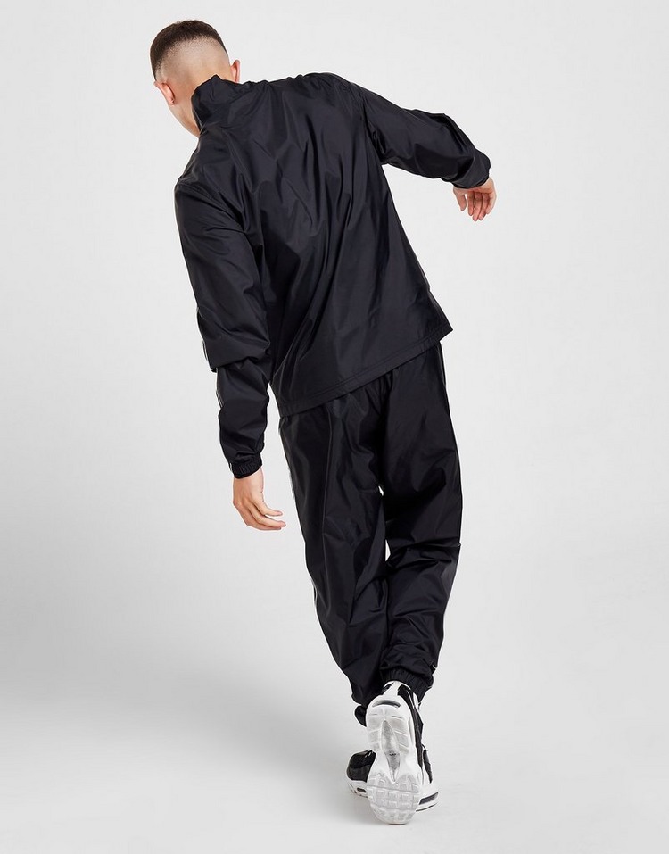 nike woven tracksuit black