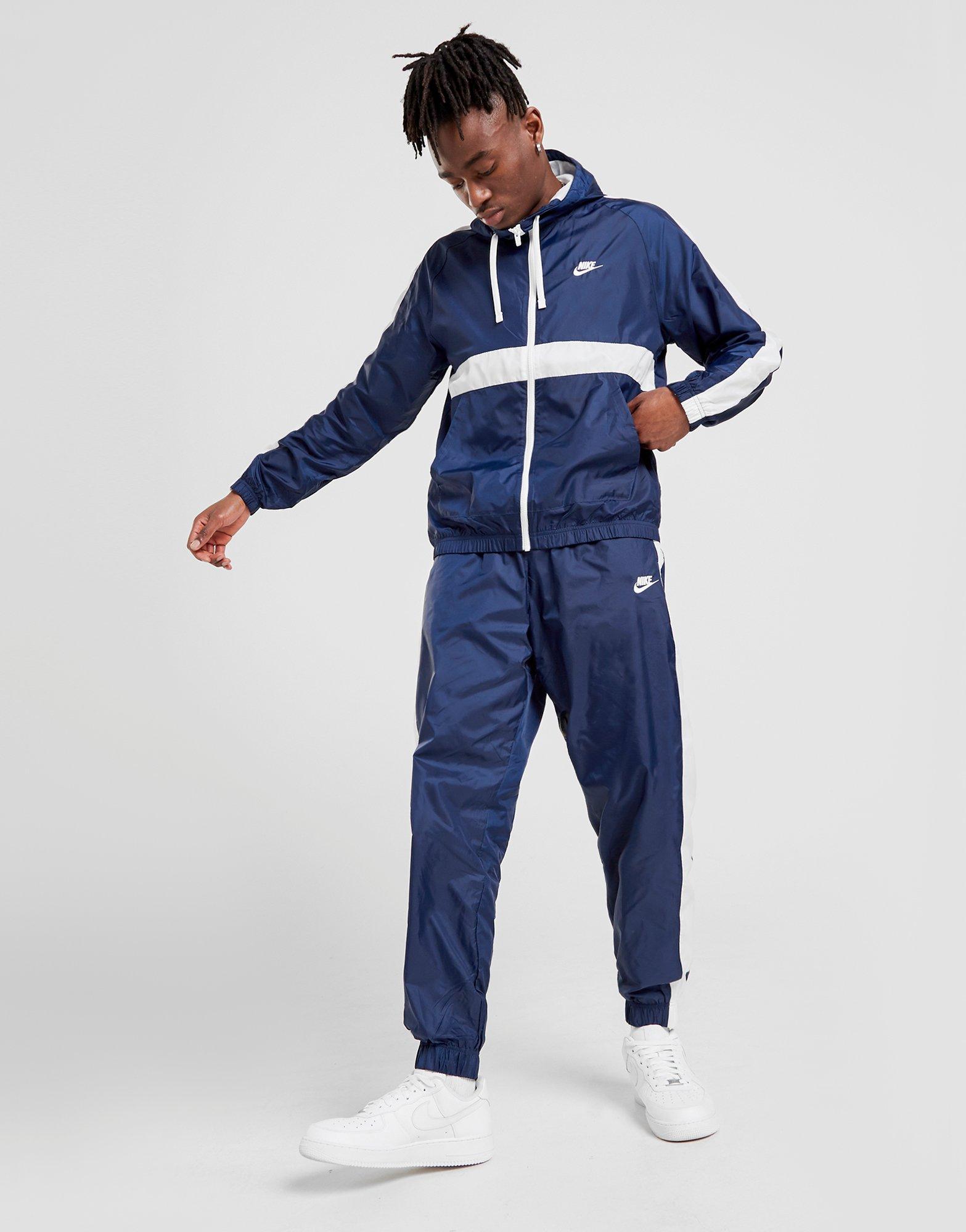 nike hoxton woven tracksuit grey