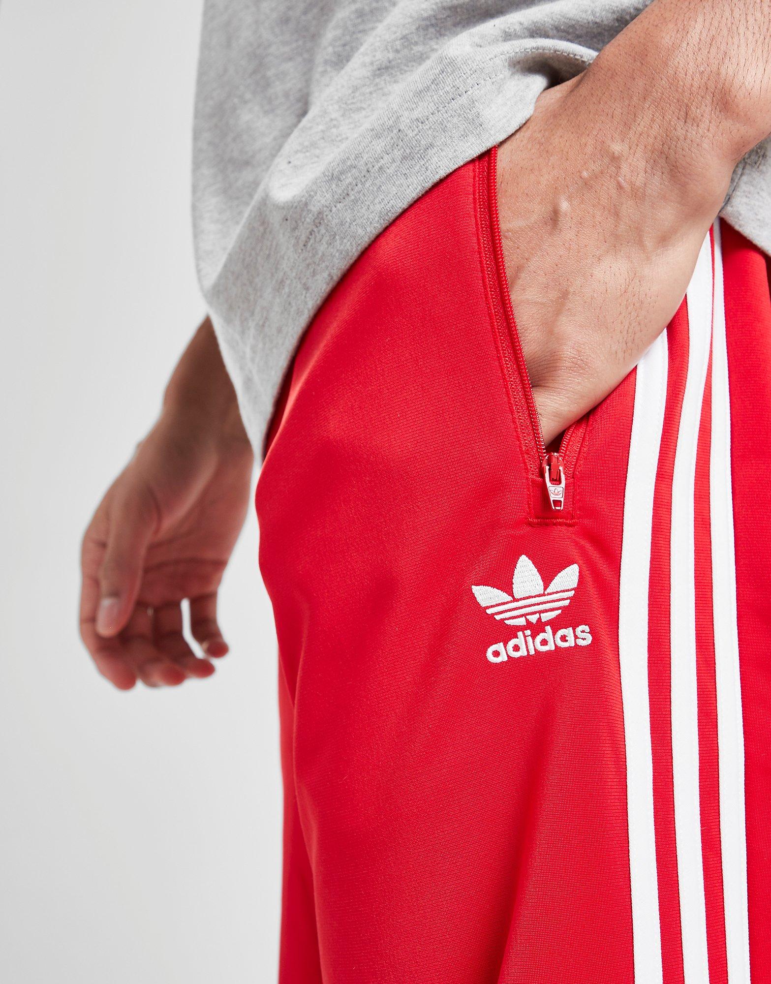 survetement adidas rouge et blanc homme