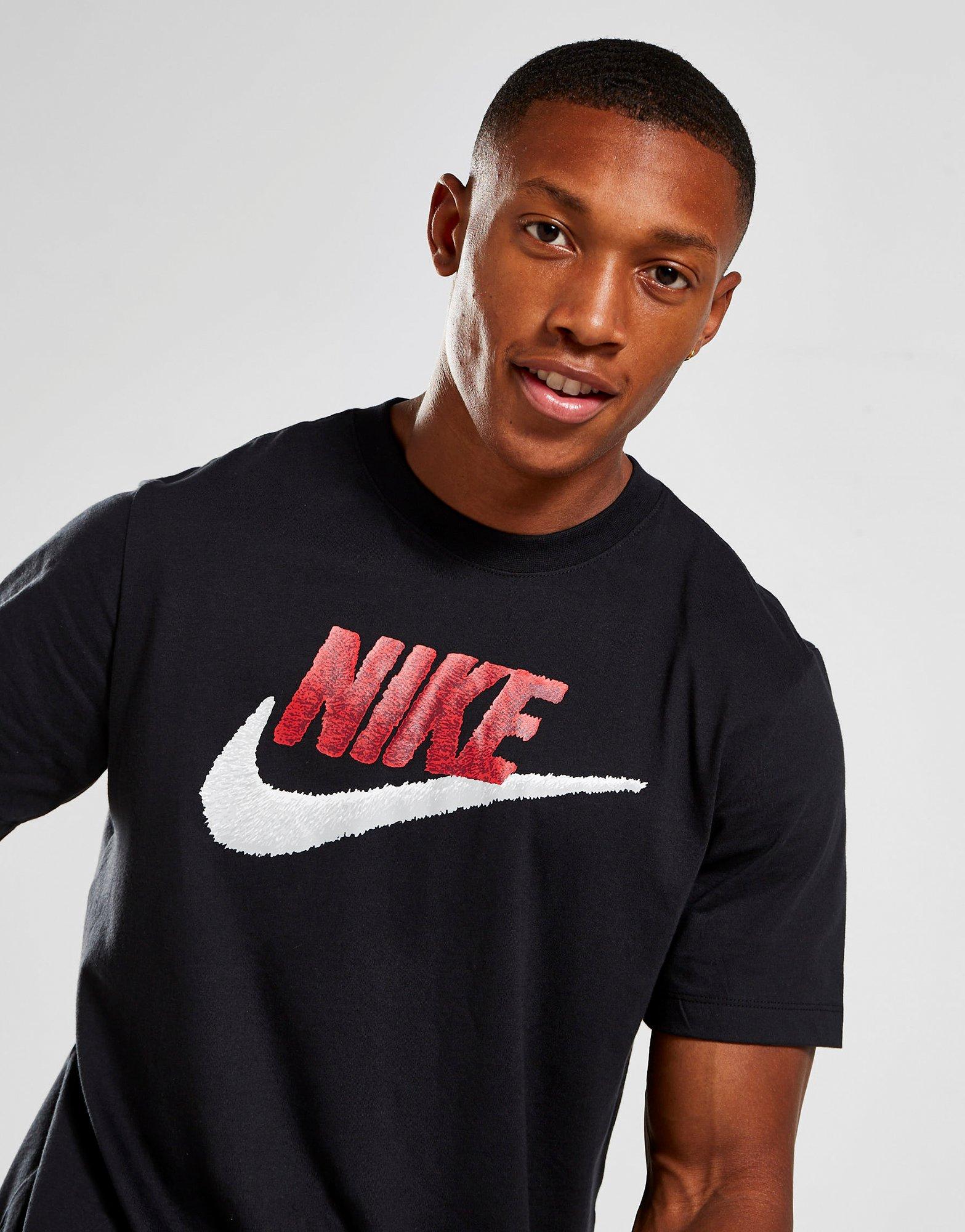 Black Nike Futura Short Sleeve T-Shirt 