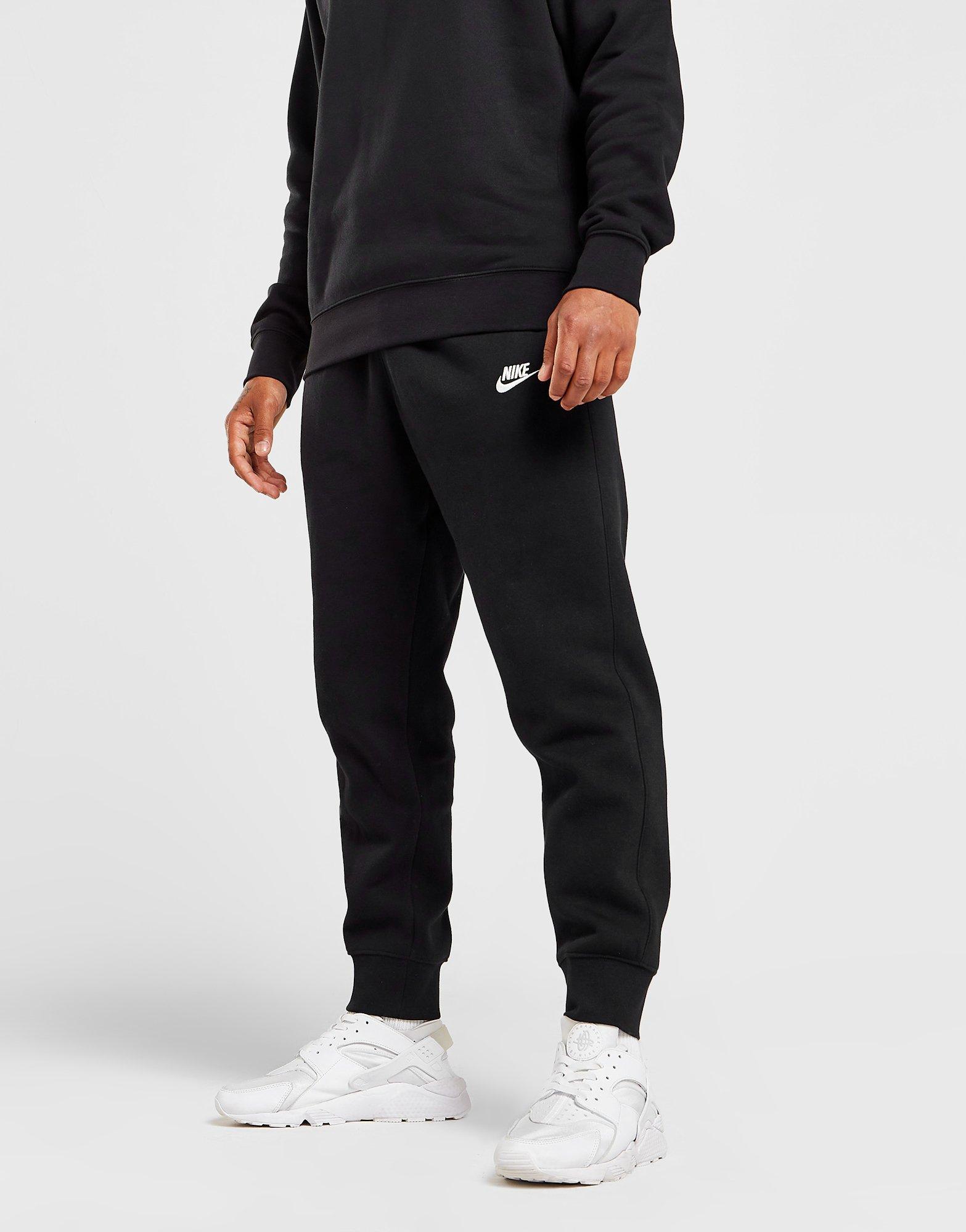 Black Nike Foundation Cuffed Fleece Pants JD Sports