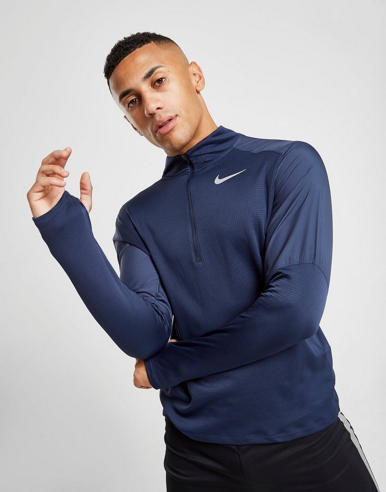 Buy Blue Nike Pacer Hybrid 1/2 Zip Track Top | JD Sports | JD Sports ...