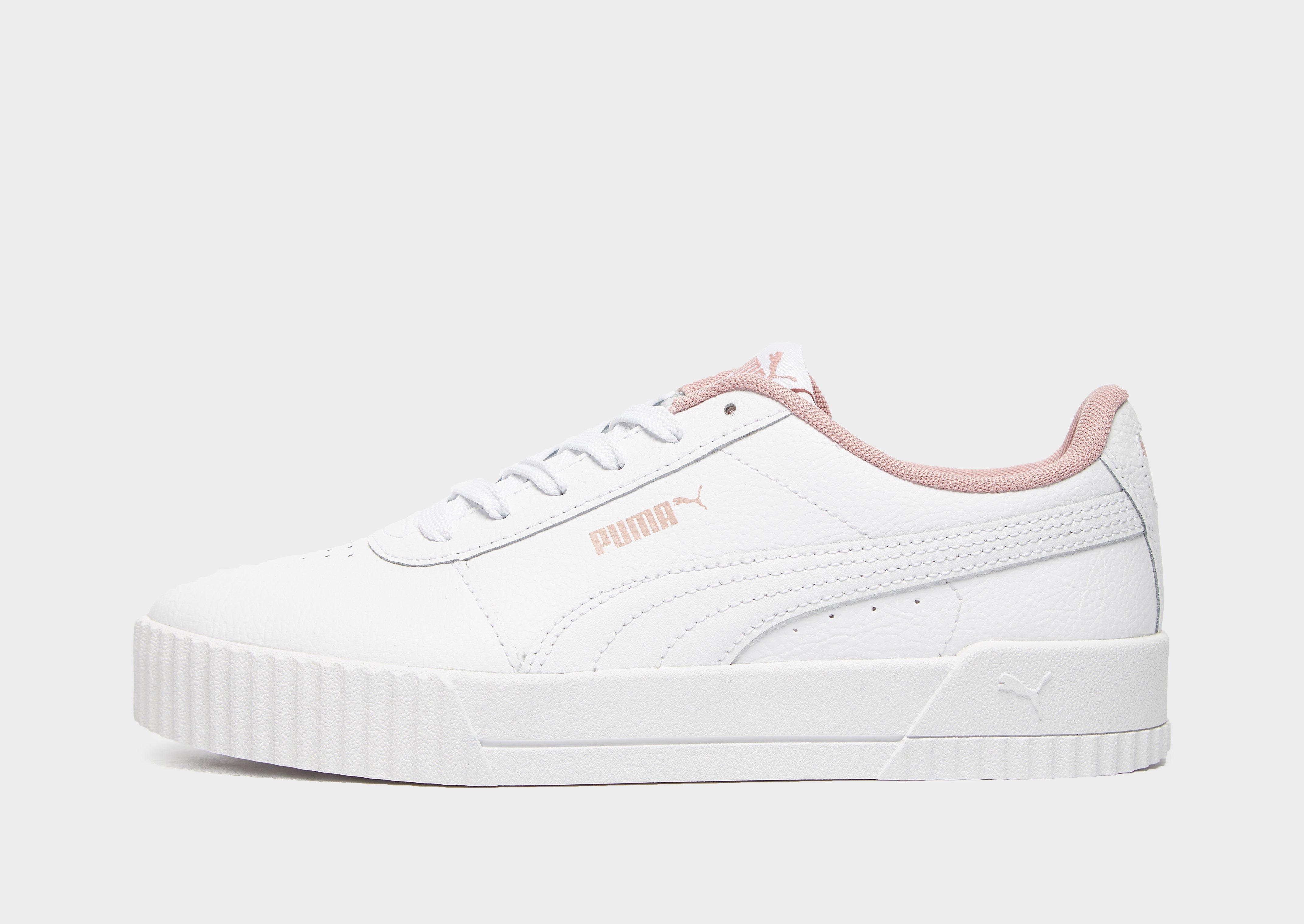 puma carina leather trainers ladies