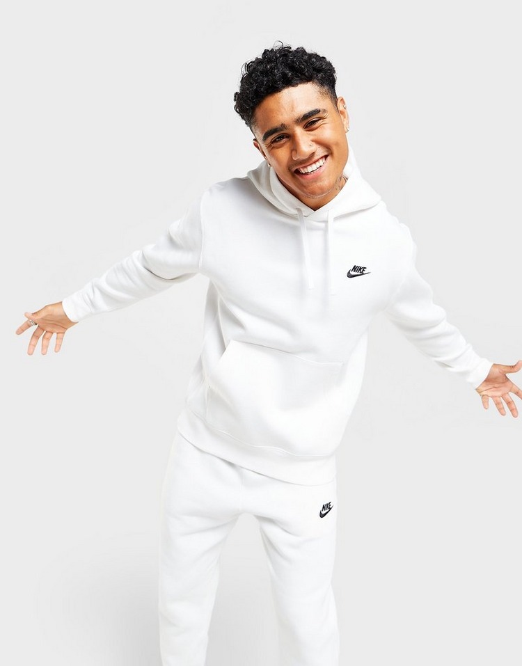 Buy White Nike Foundation Overhead Hoodie | JD Sports