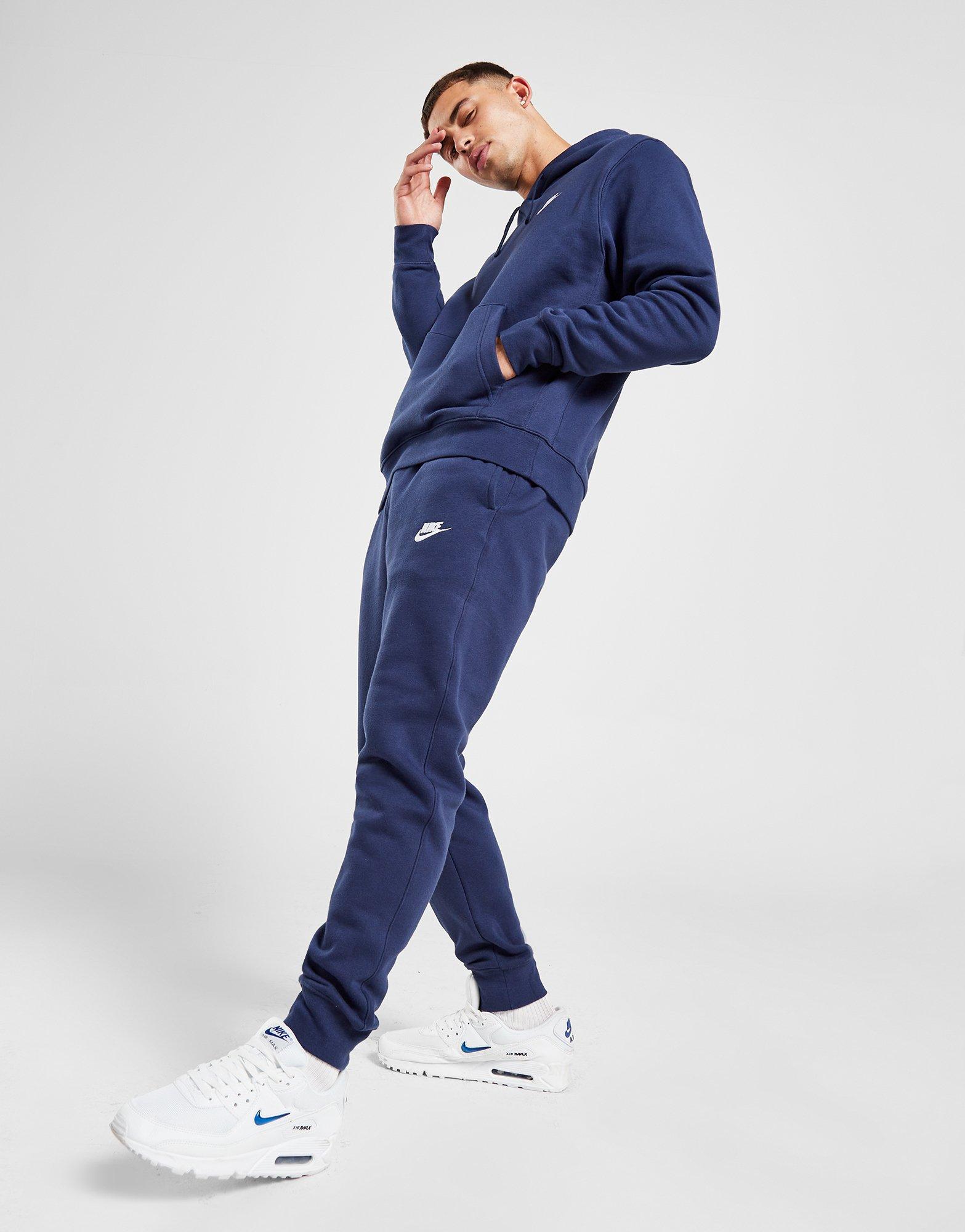 Nike foundation tracksuit blue online