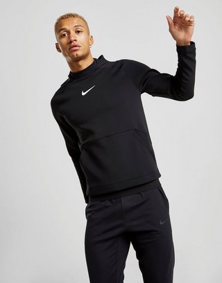 Nike Pro Men's Pullover Fleece Hoodie Nike Pro Men's Pullover Fleece Hoodie