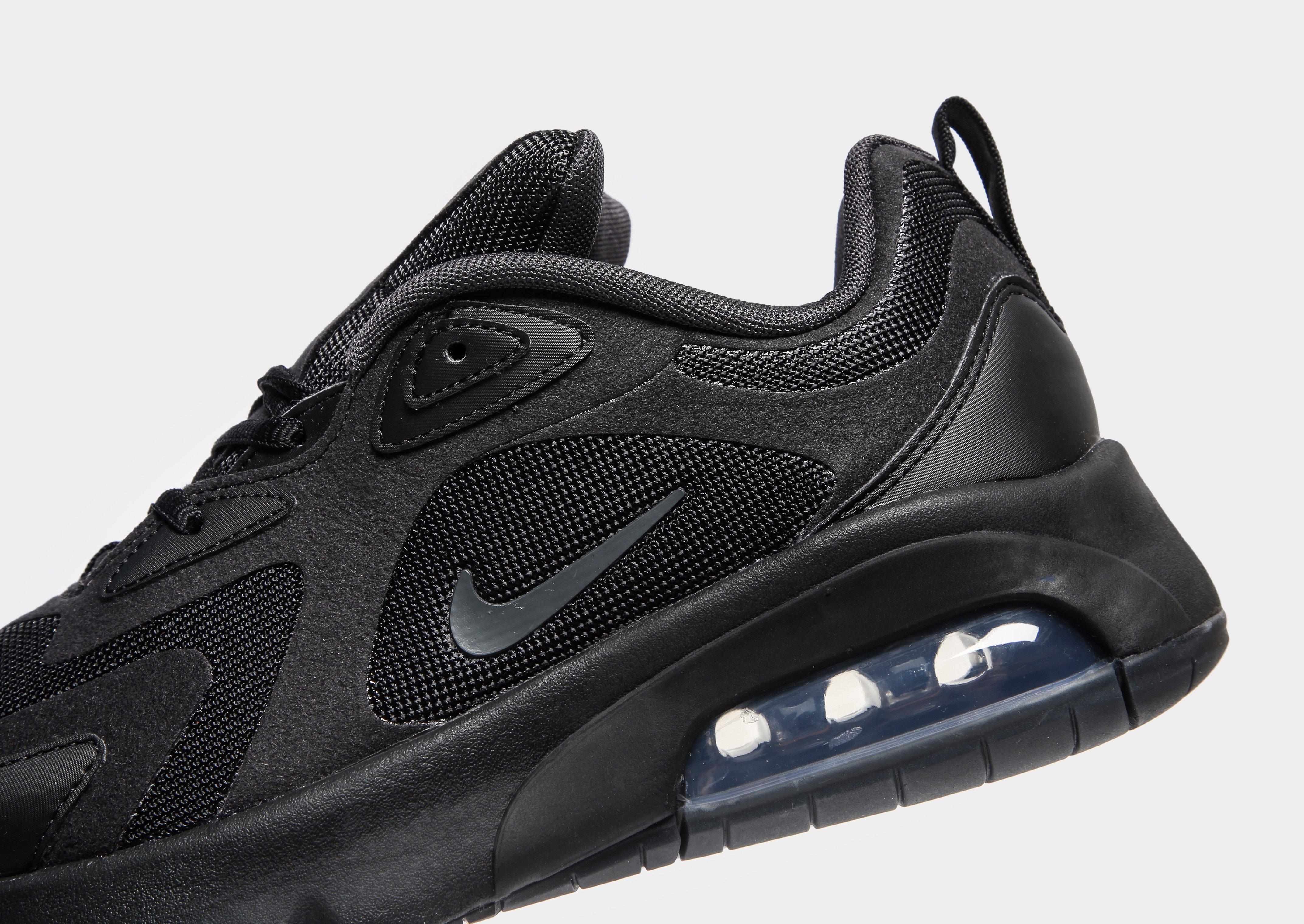 nike air max 200 black junior