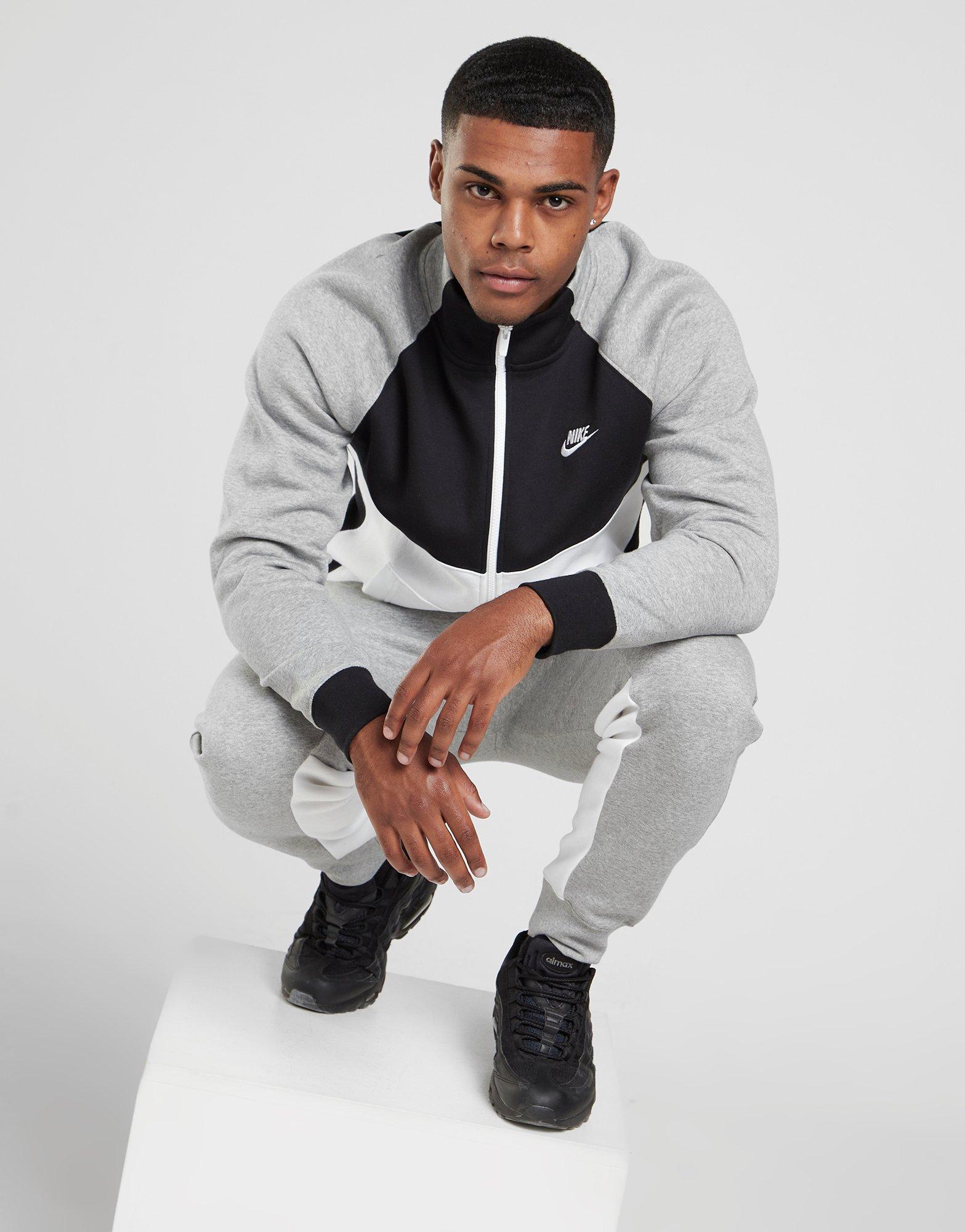 nike league fleece tracksuit blue