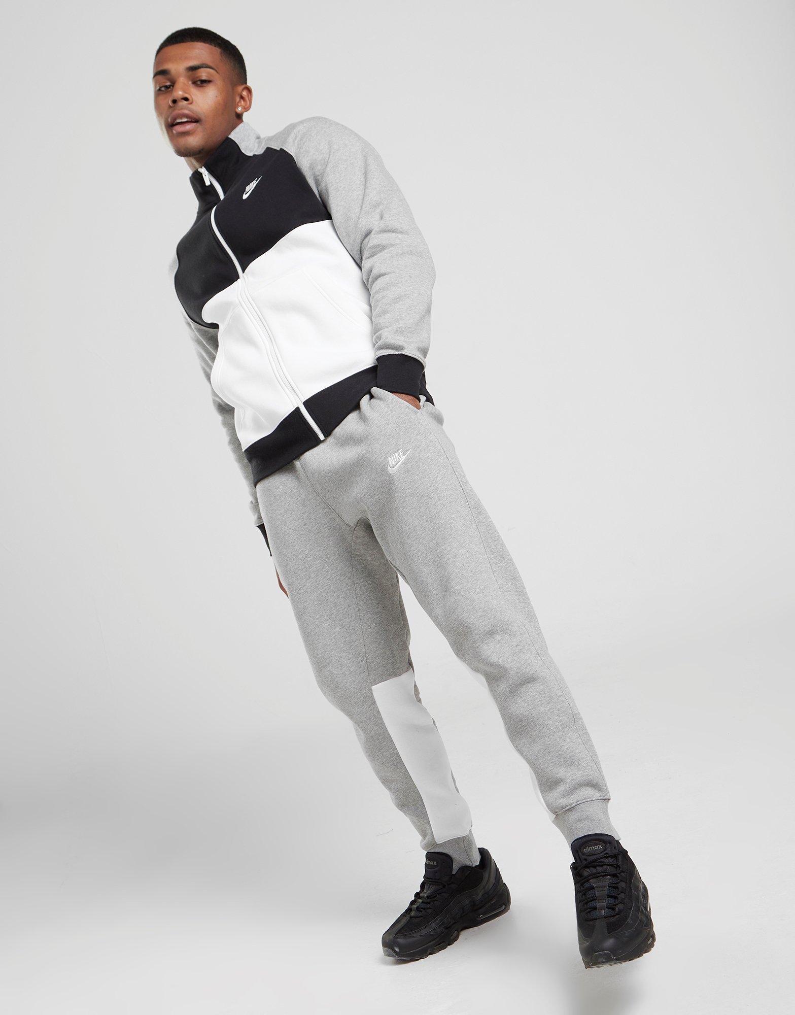 nike grey full tracksuit