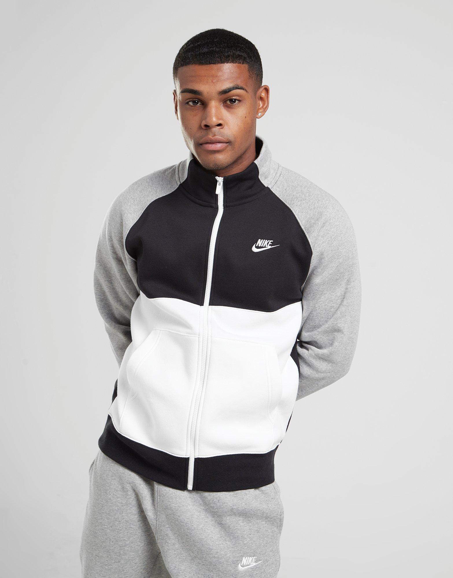 Grey Nike Chariot Fleece Full Tracksuit 