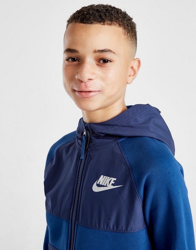 Nike Hybrid Full Zip Fleece Hoodie Junior | JD Sports Ireland