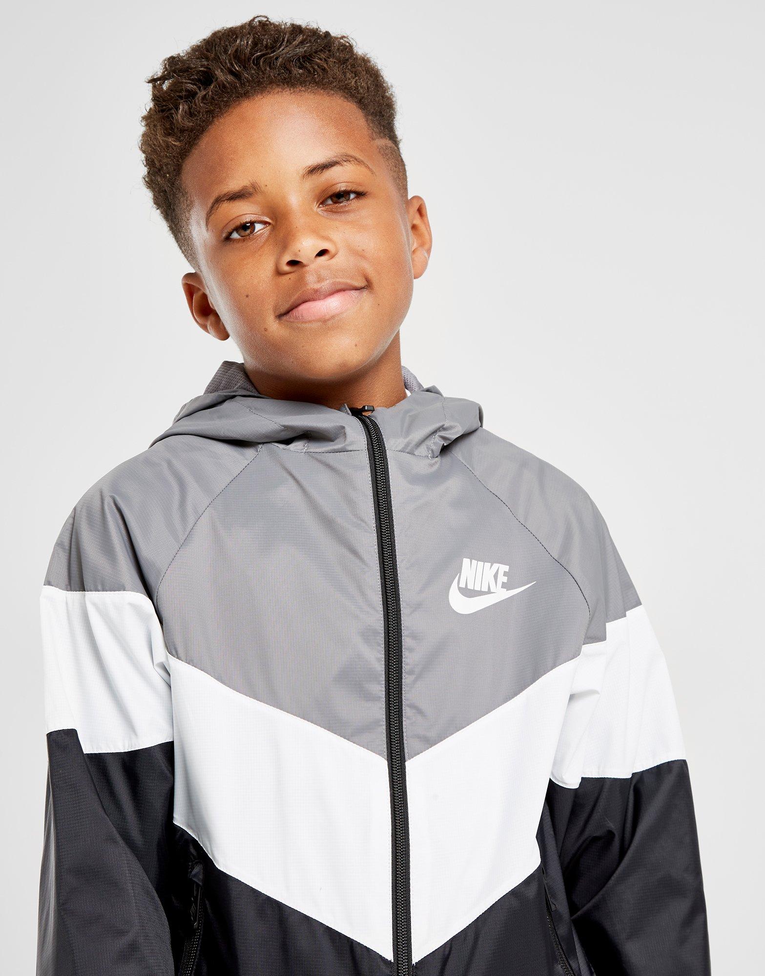 nike sportswear colour block lightweight jacket junior