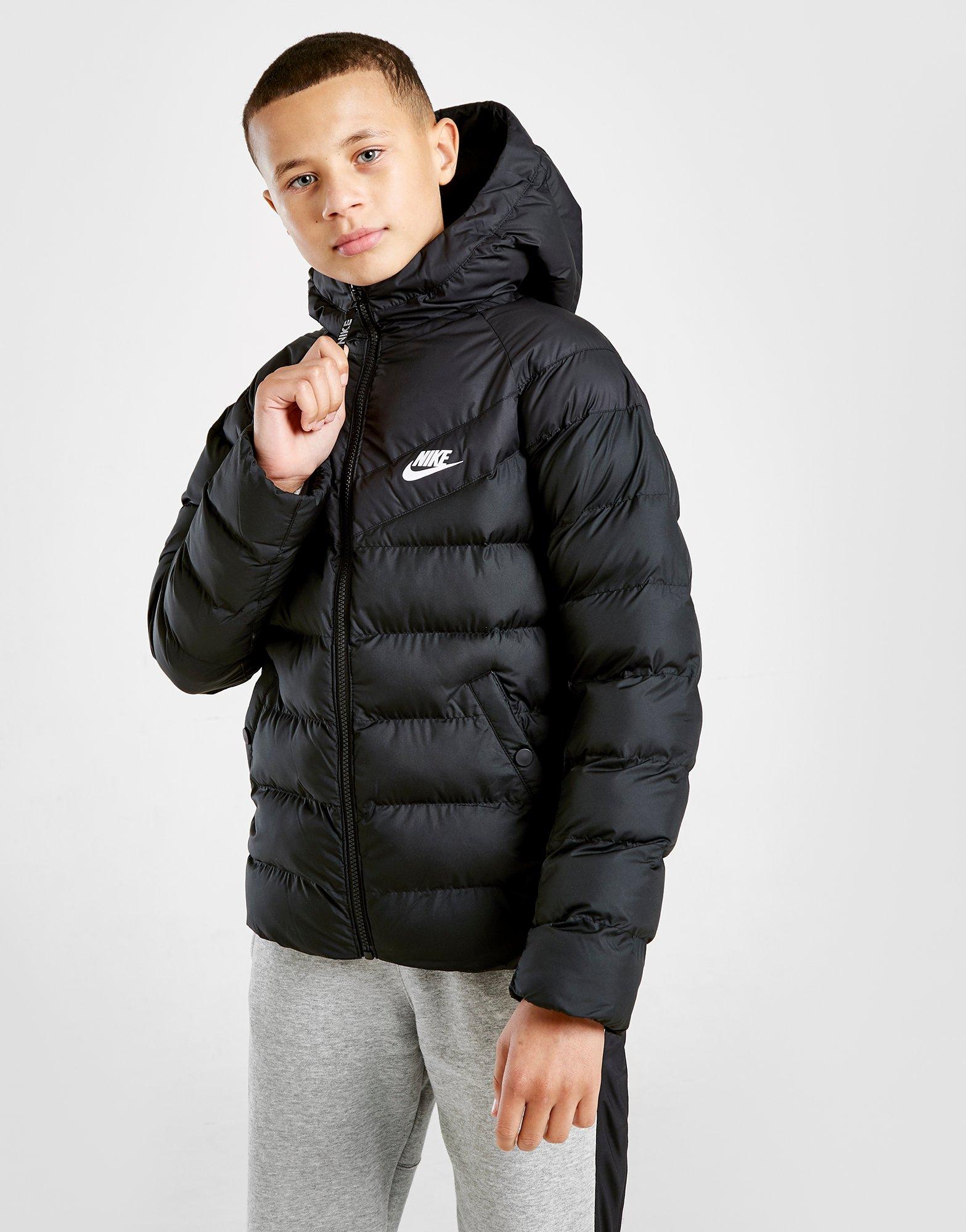 nike junior fill jacket black