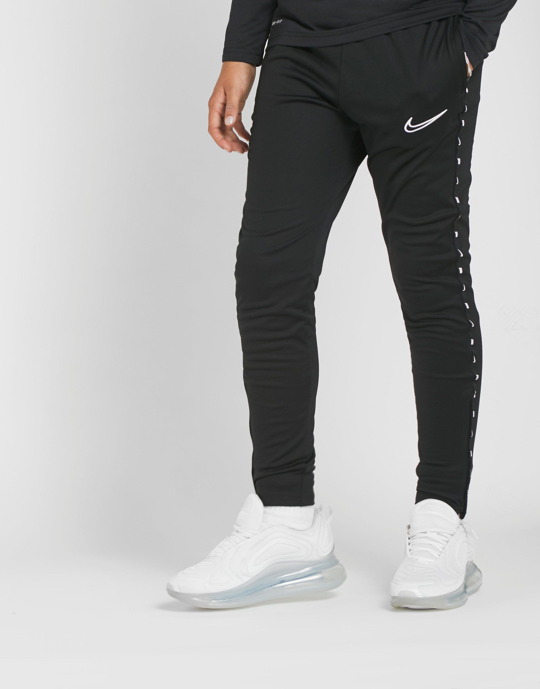 nike academy tape track pants