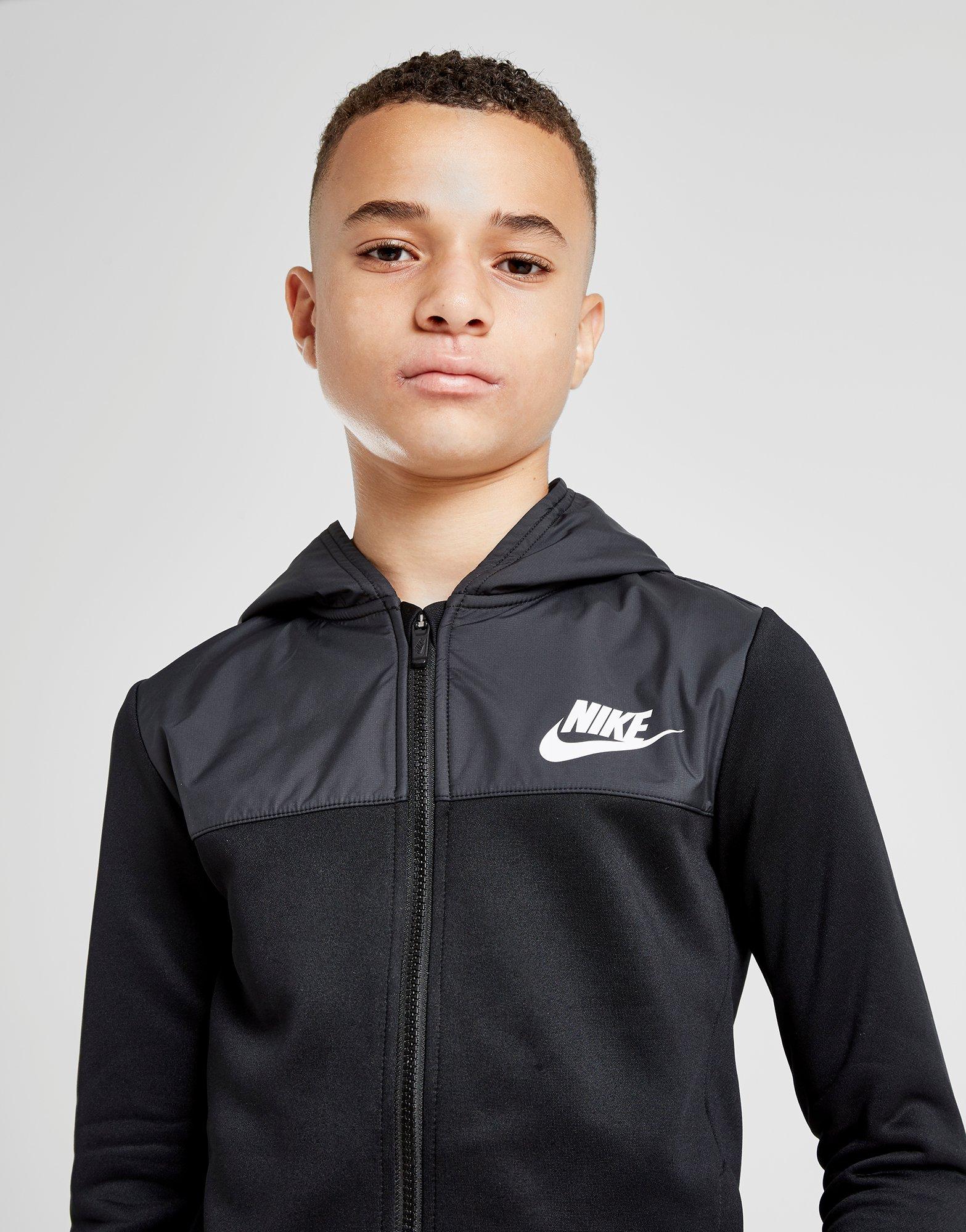 nike advance overlay tracksuit junior