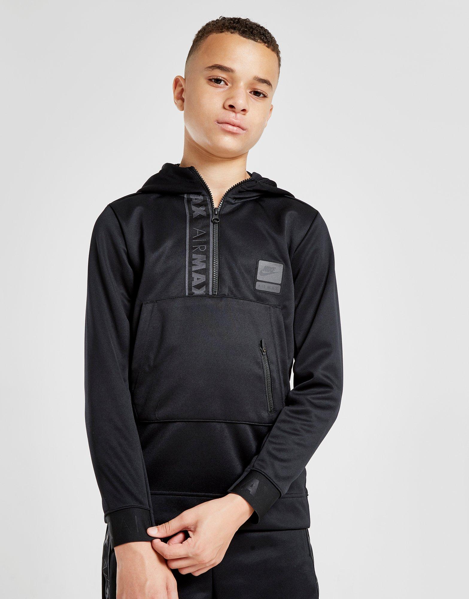 nike junior half zip tracksuit