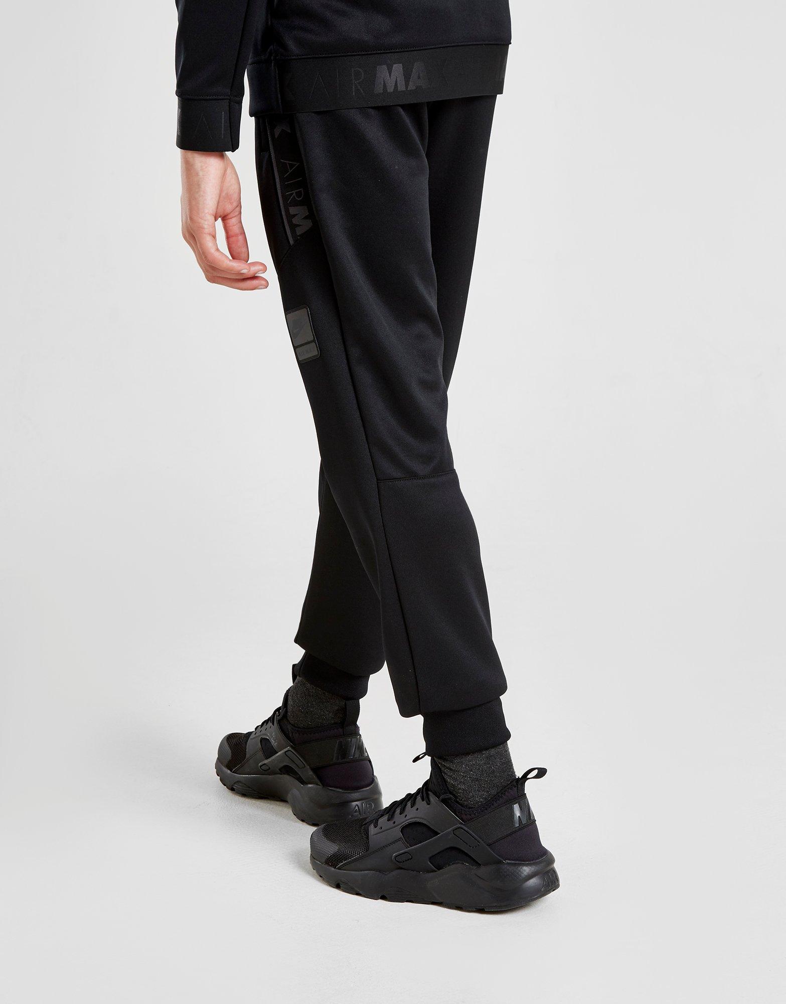 nike air max track pants black
