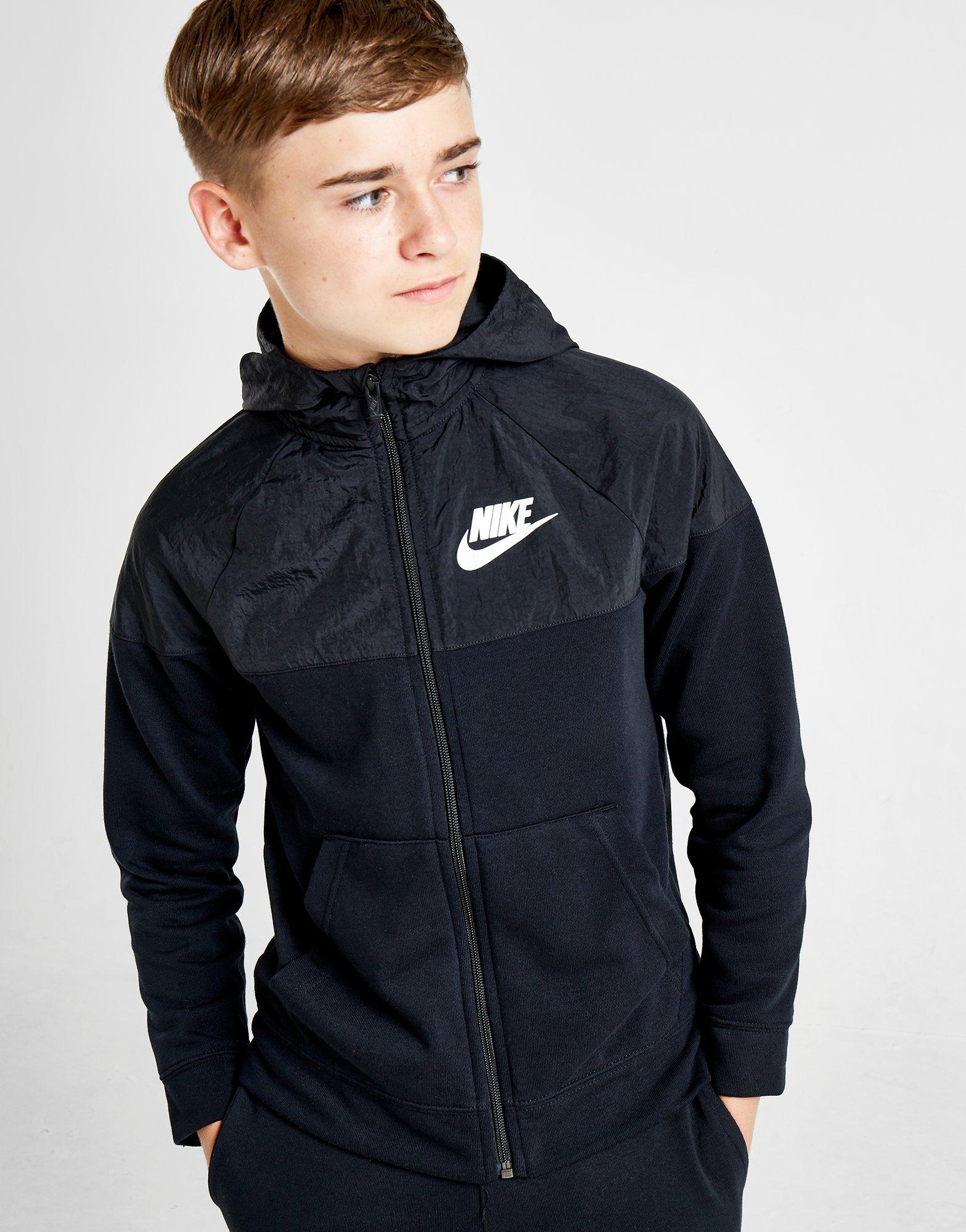 nike advance full zip hoodie junior