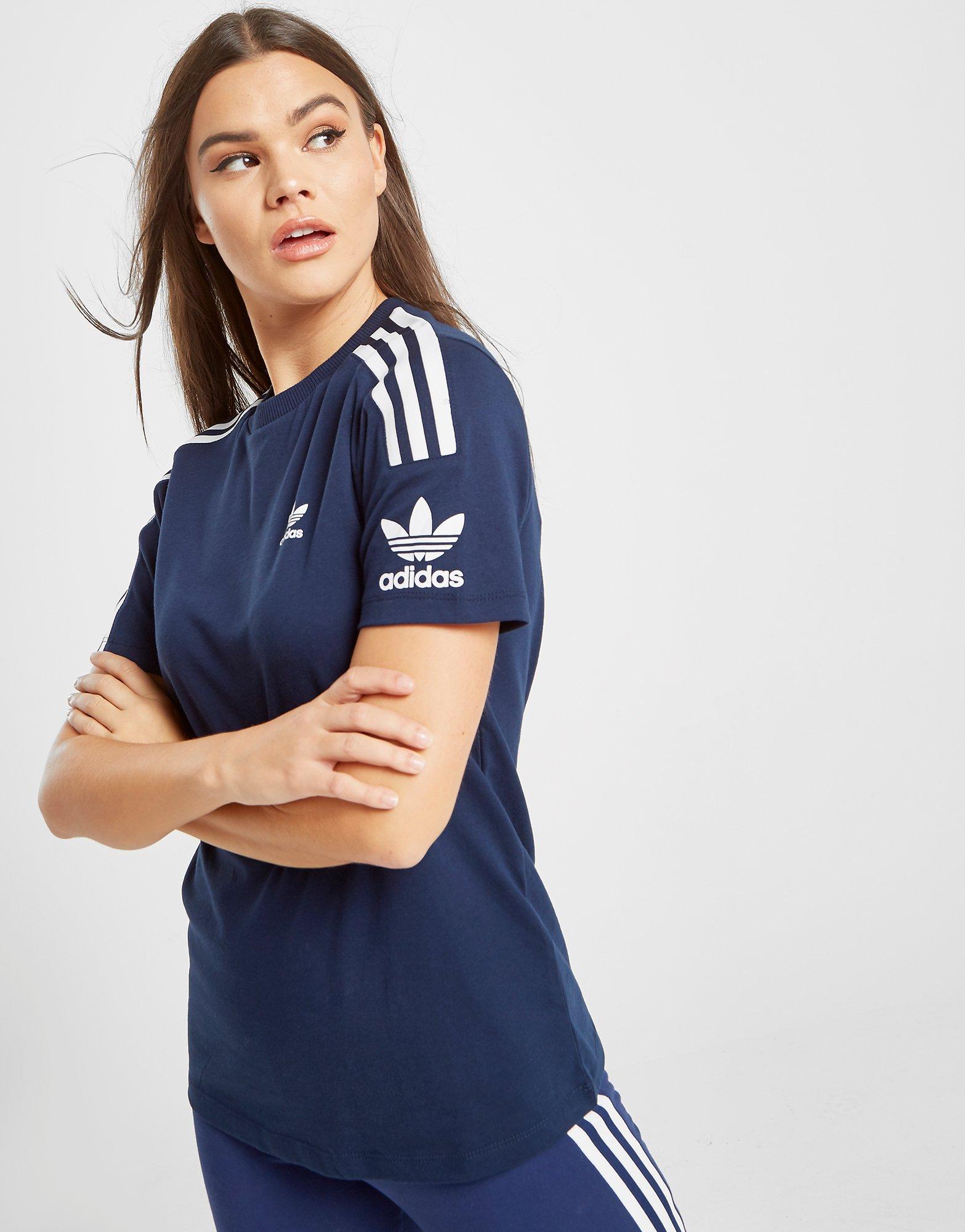 adidas 3-Stripes Lock Up T-Shirt Dames