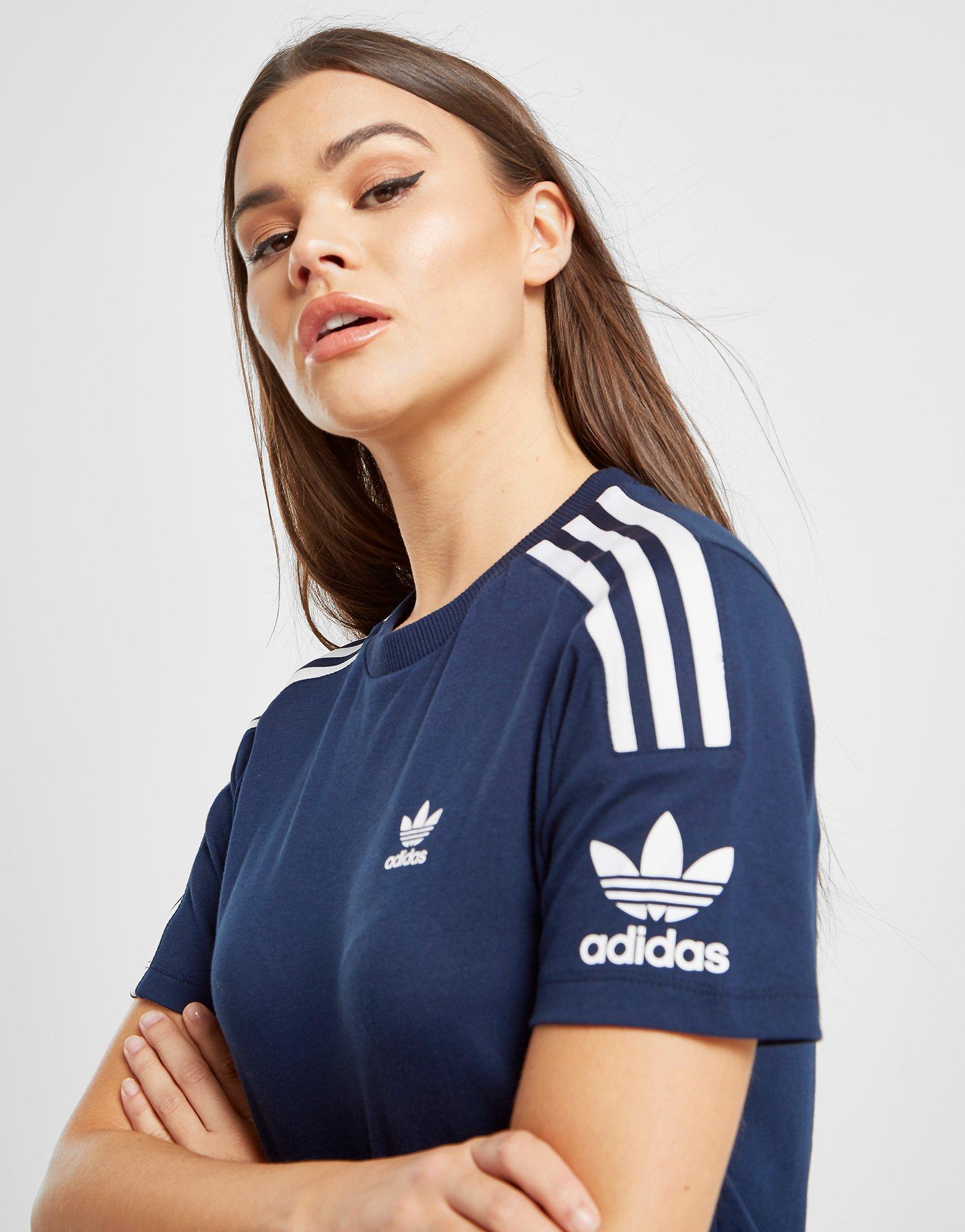 adidas 3-Stripes Lock Up T-Shirt Dames