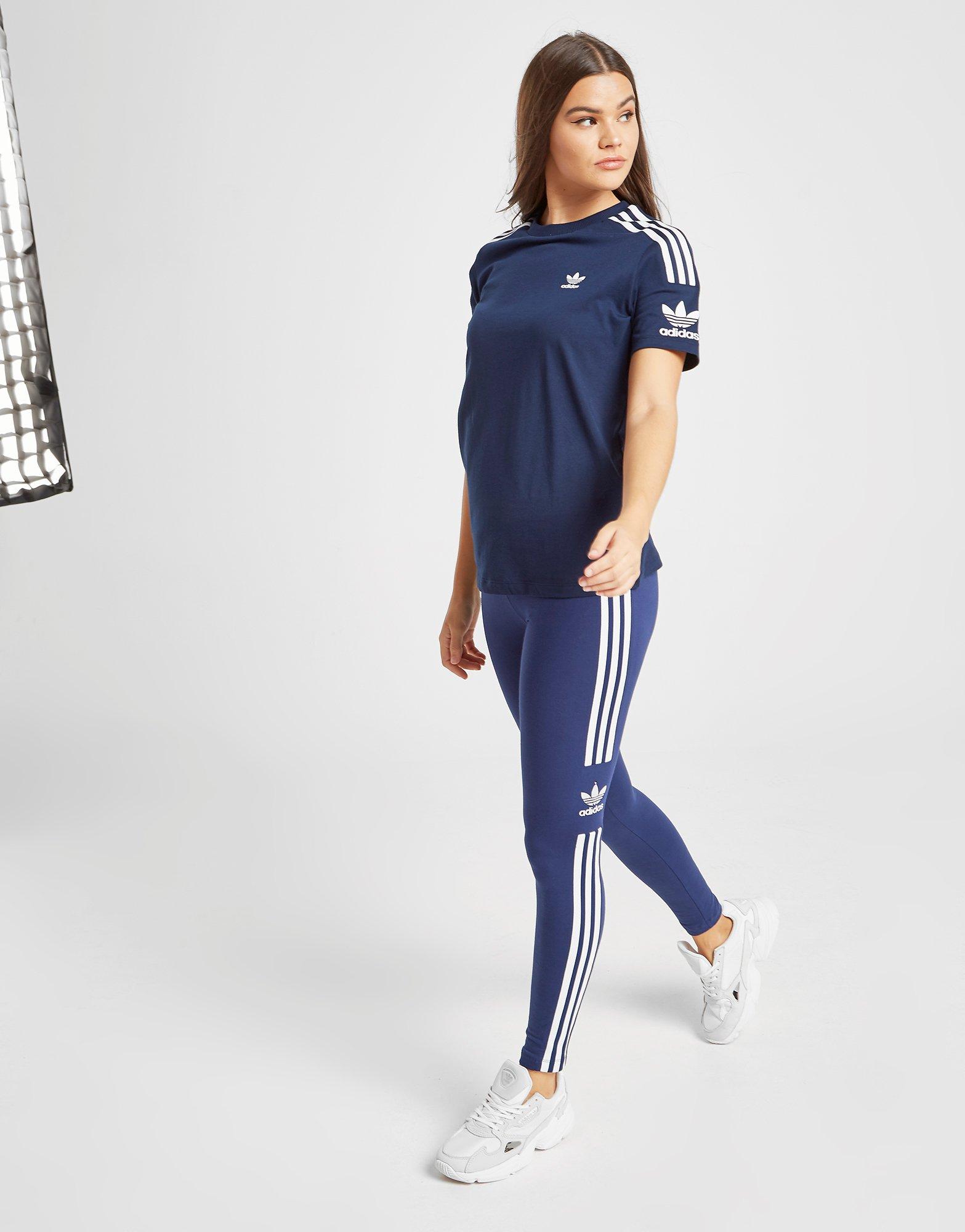 adidas 3-Stripes Lock Up T-Shirt Dames