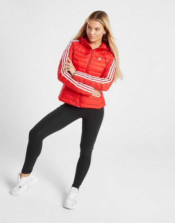 adidas Originals 3 Stripes Slim Padded Jacke Damen | JD Sports adidas Originals 3 Stripes Slim Padded Jacke Damen | JD Sports