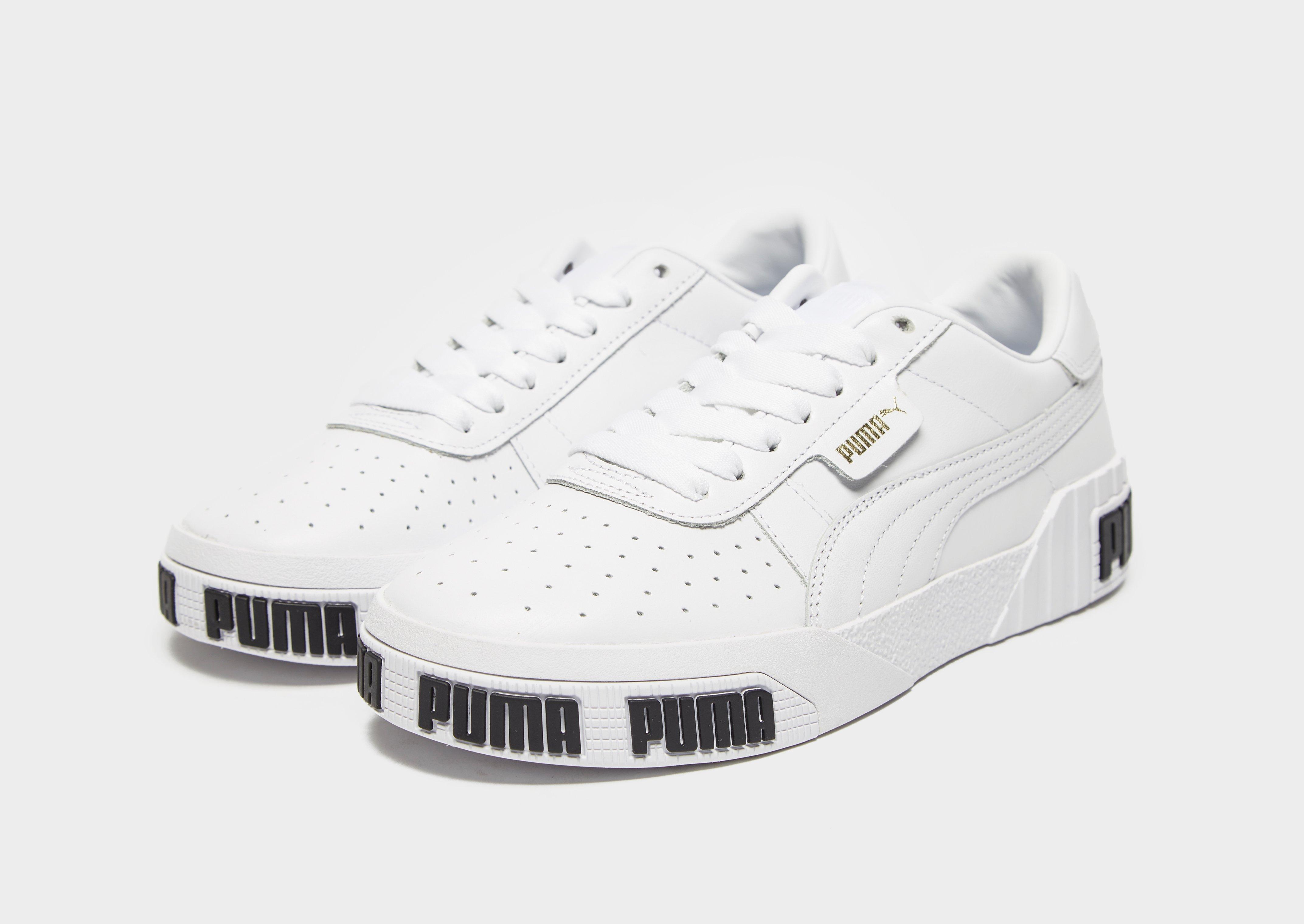 puma cali blanche et noir