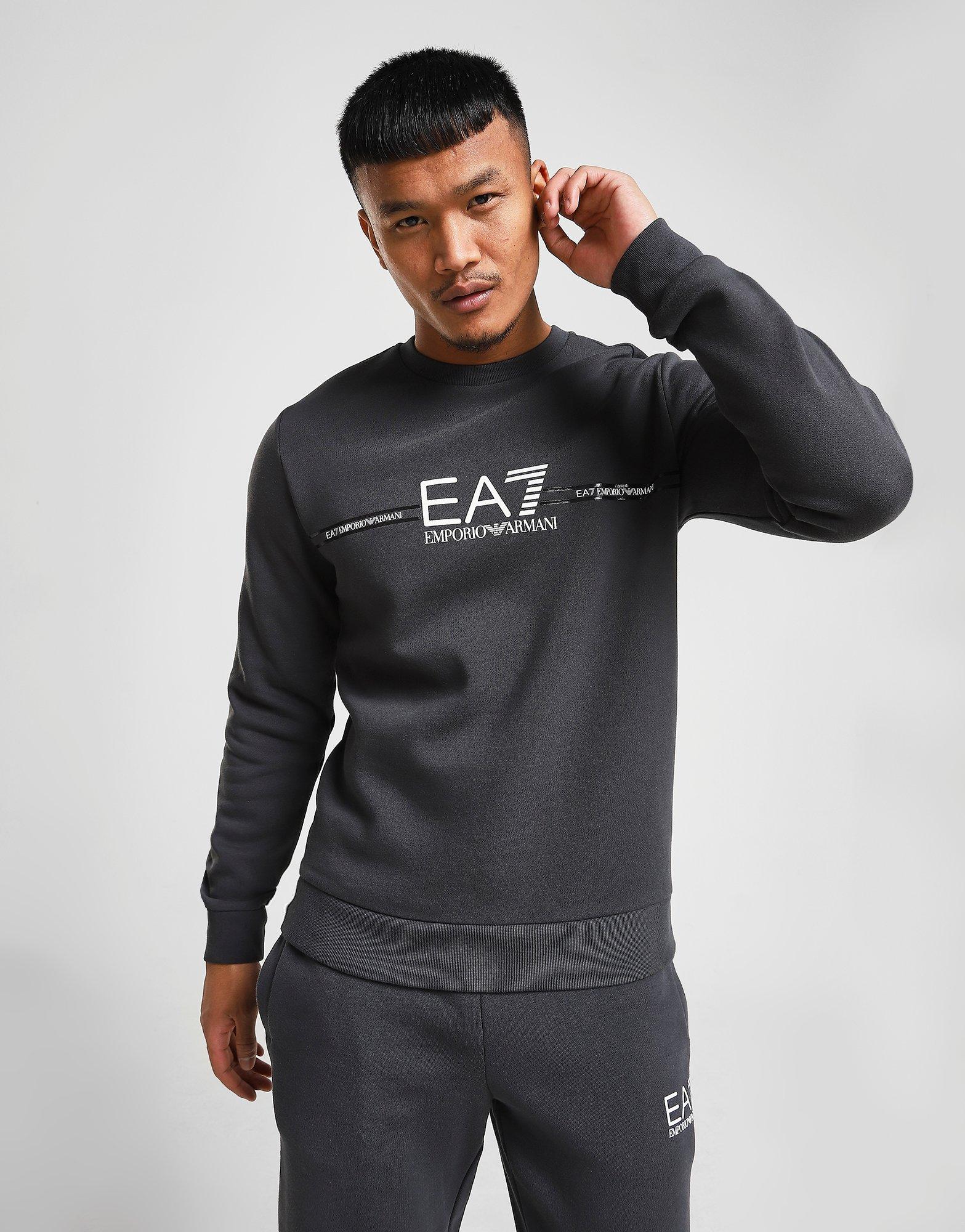 emporio armani ea7 central crew sweatshirt