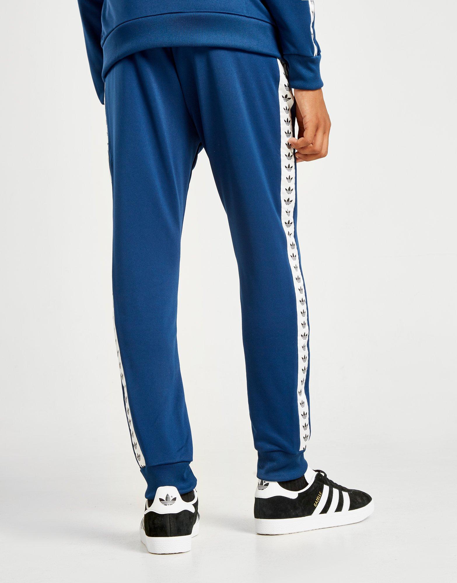 adidas originals blue track pants
