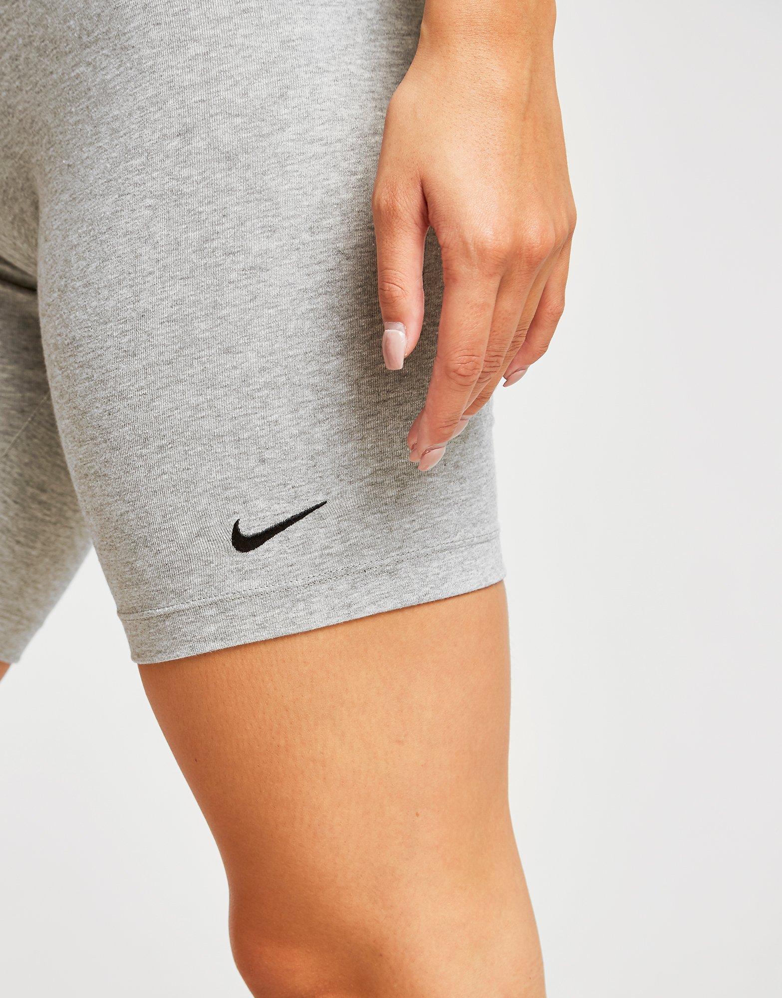 nike core cycle shorts grey