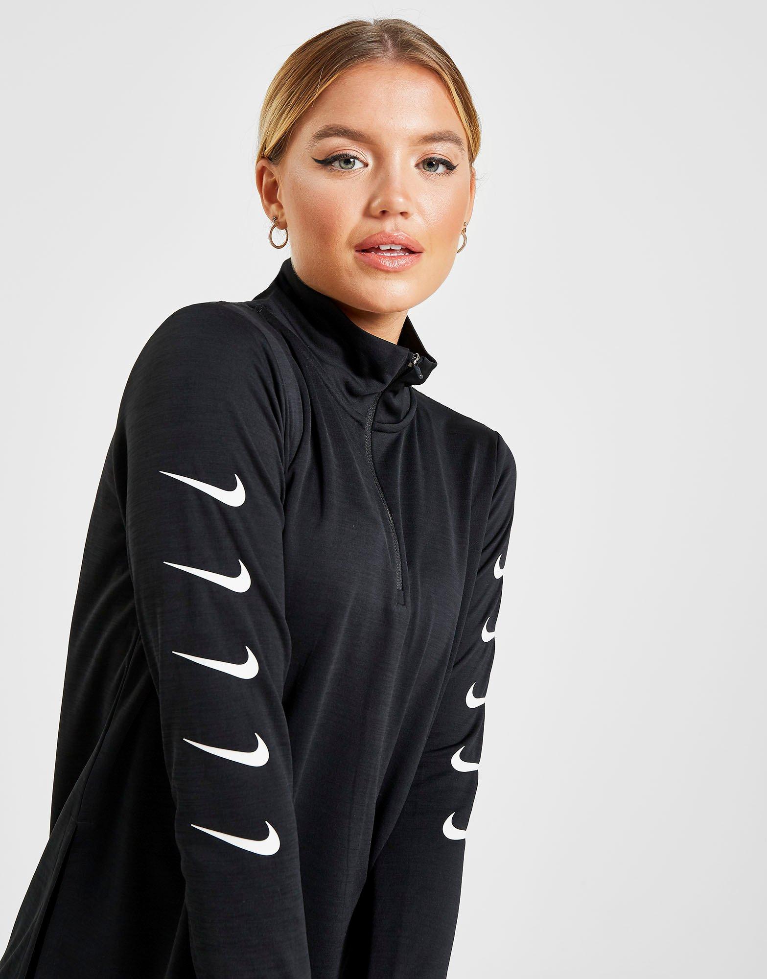 nike running quarter zip