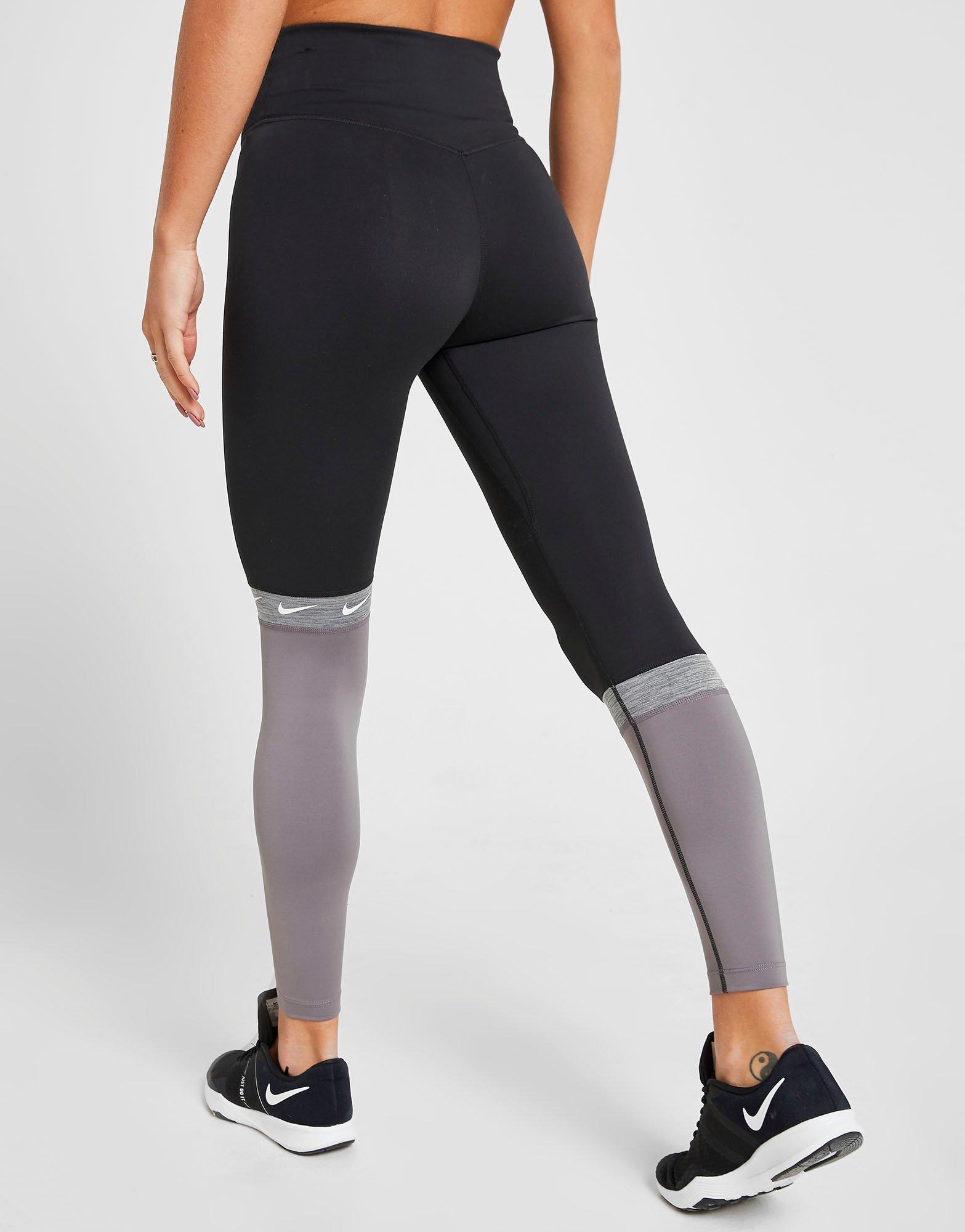 nike training colourblock tights