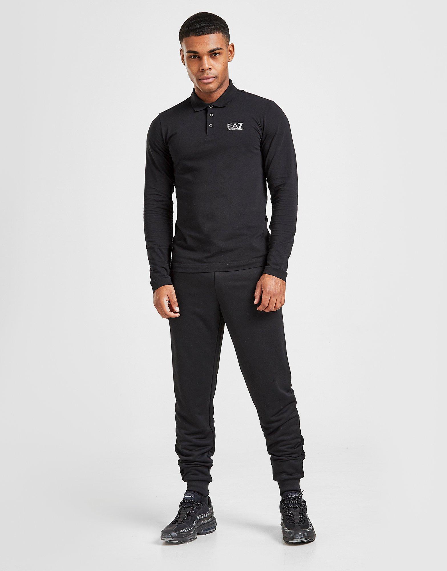 ea7 long sleeve polo shirt