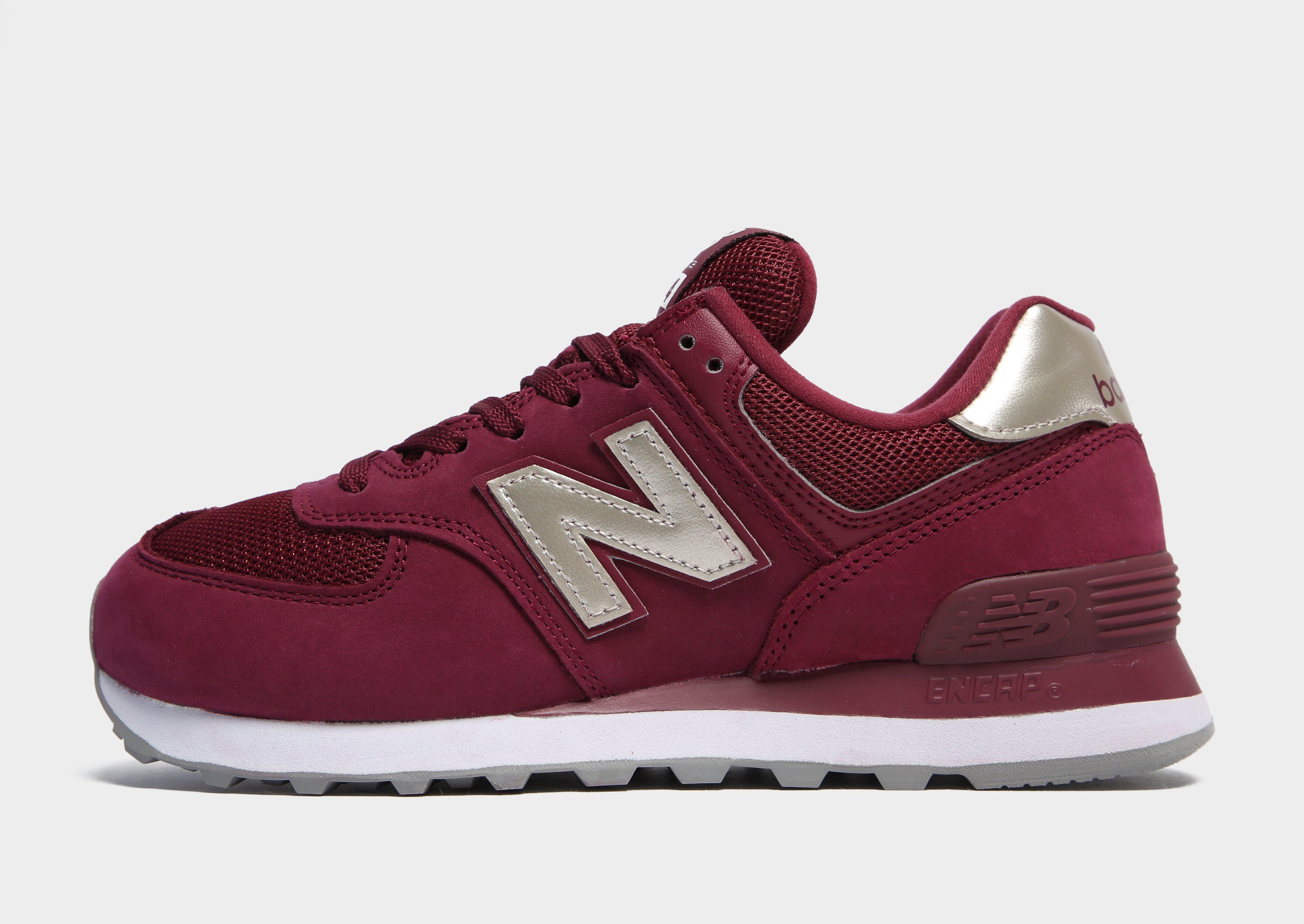 new balance 574 sport femme rouge