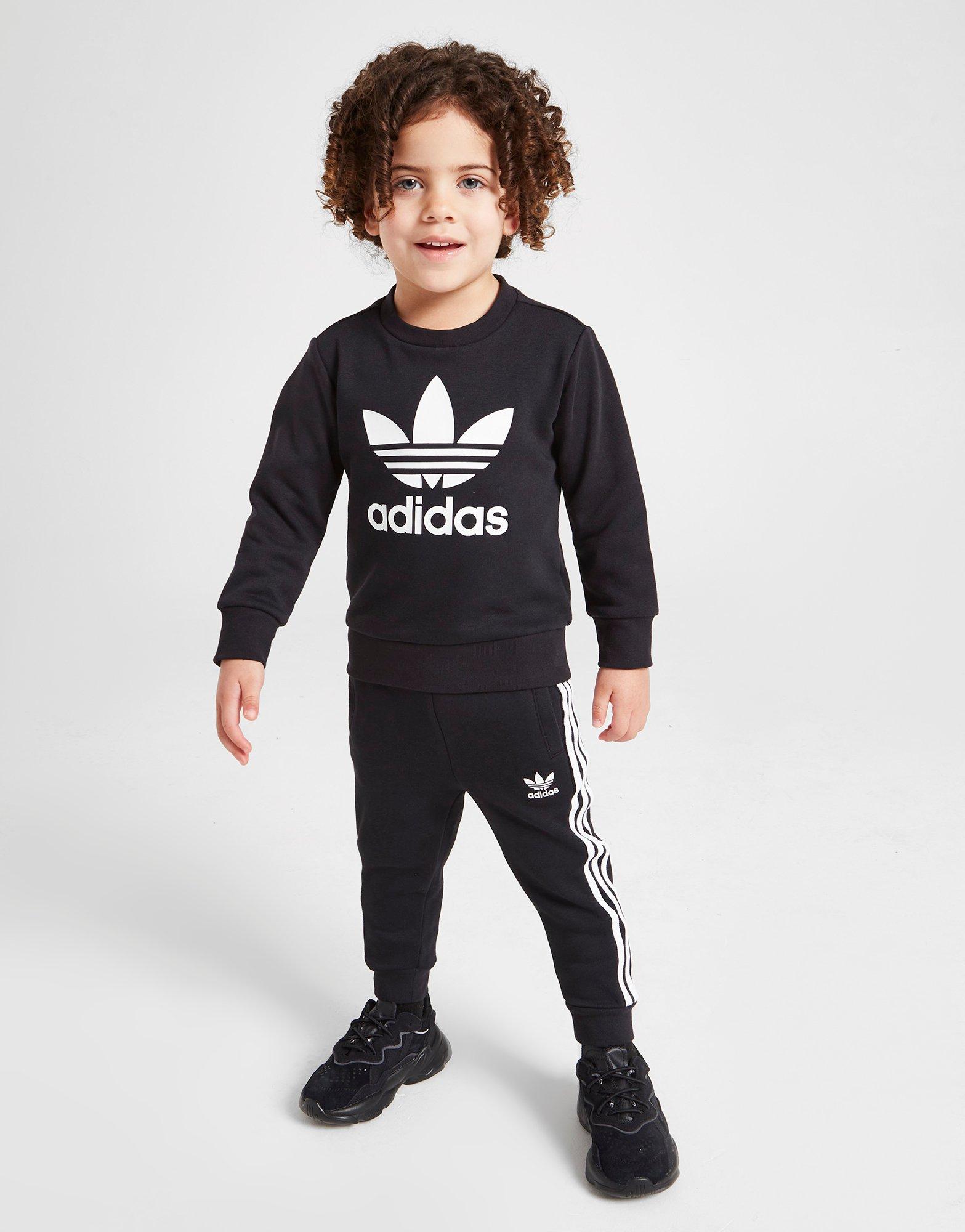 adidas Originals chándal Logo para bebé en Negro | JD Sports España